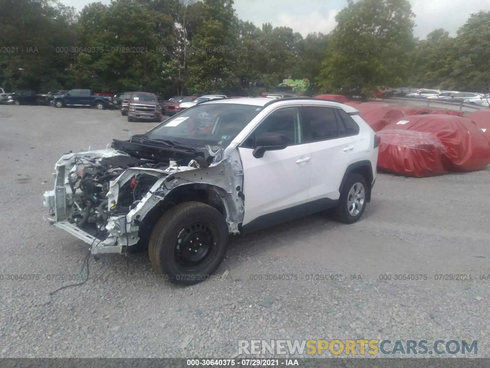 2 Photograph of a damaged car 2T3F1RFV1MW143555 TOYOTA RAV4 2021