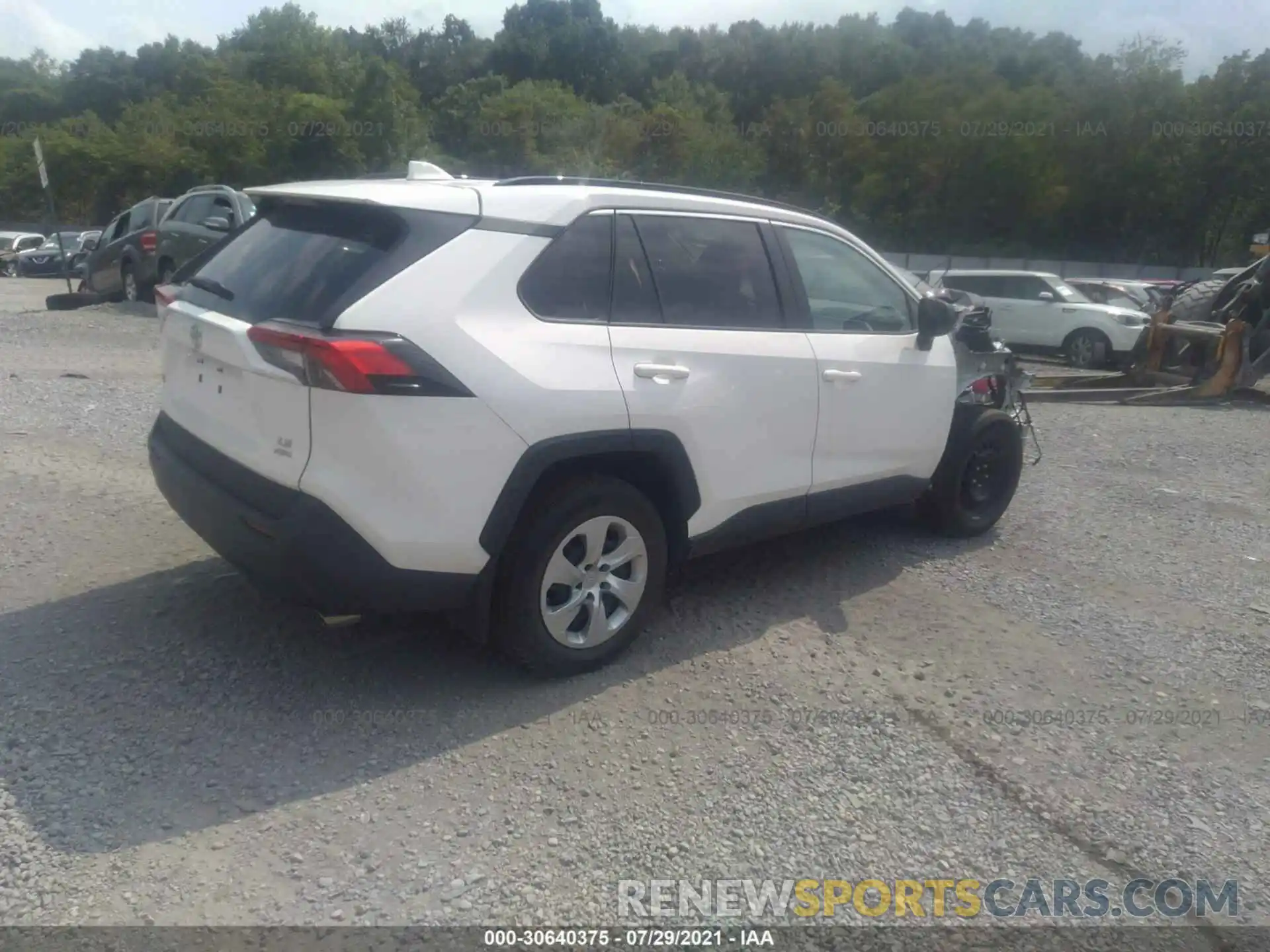 4 Photograph of a damaged car 2T3F1RFV1MW143555 TOYOTA RAV4 2021