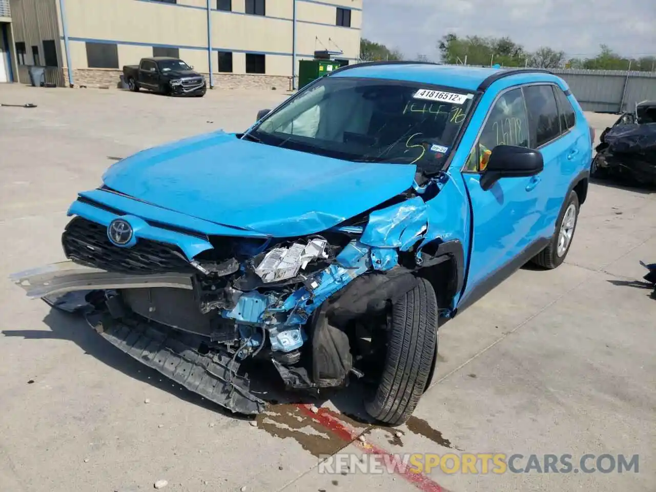 2 Photograph of a damaged car 2T3F1RFV1MW144396 TOYOTA RAV4 2021