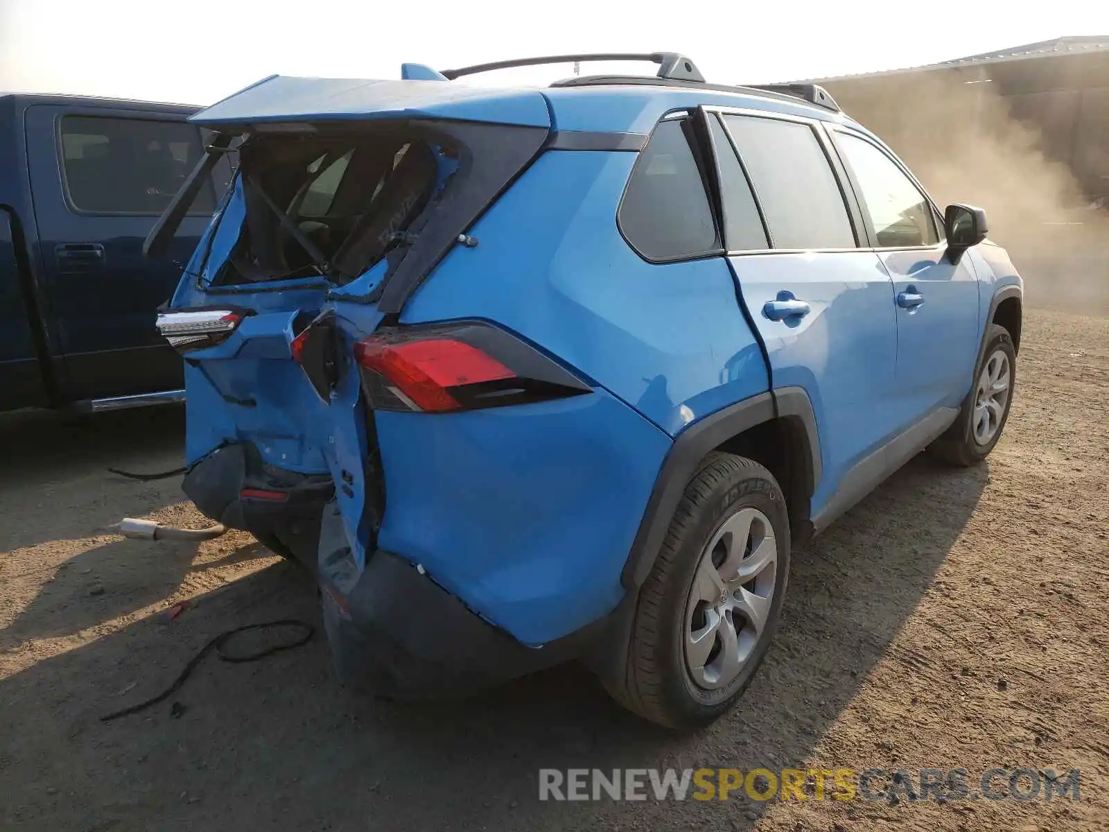 4 Photograph of a damaged car 2T3F1RFV1MW155964 TOYOTA RAV4 2021