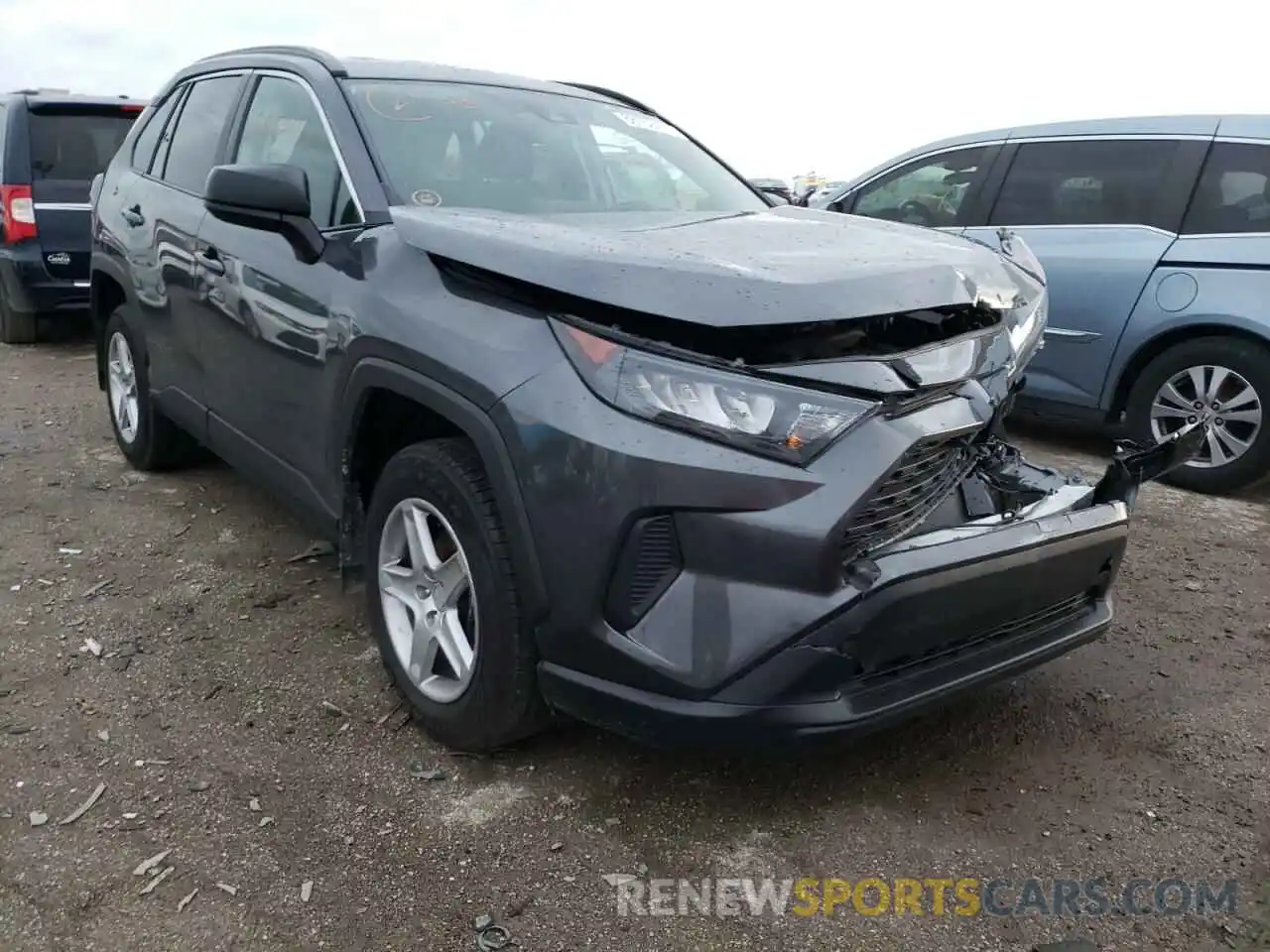 1 Photograph of a damaged car 2T3F1RFV1MW156483 TOYOTA RAV4 2021