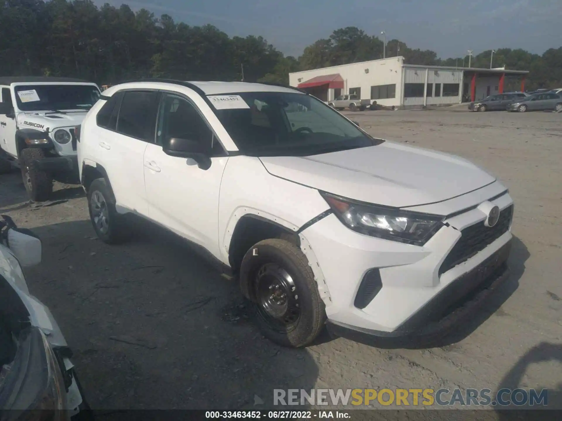 1 Photograph of a damaged car 2T3F1RFV1MW175146 TOYOTA RAV4 2021