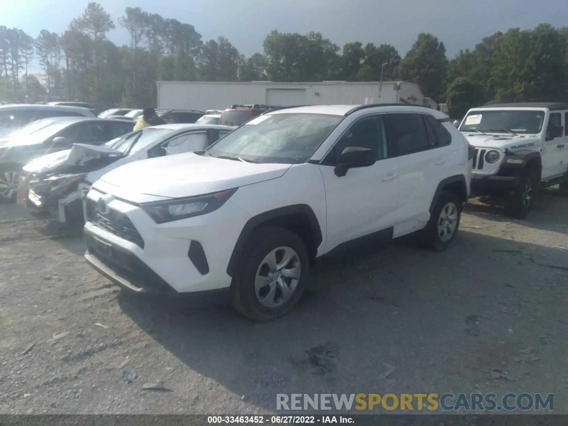 2 Photograph of a damaged car 2T3F1RFV1MW175146 TOYOTA RAV4 2021