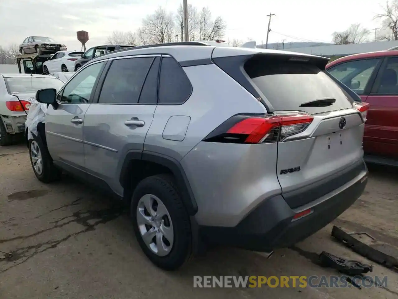 3 Photograph of a damaged car 2T3F1RFV1MW176443 TOYOTA RAV4 2021