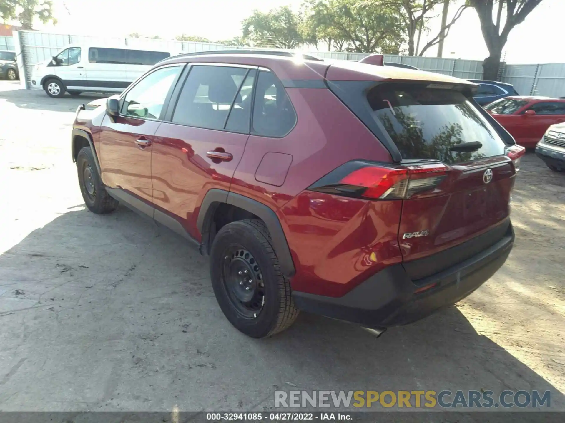 3 Photograph of a damaged car 2T3F1RFV1MW185109 TOYOTA RAV4 2021