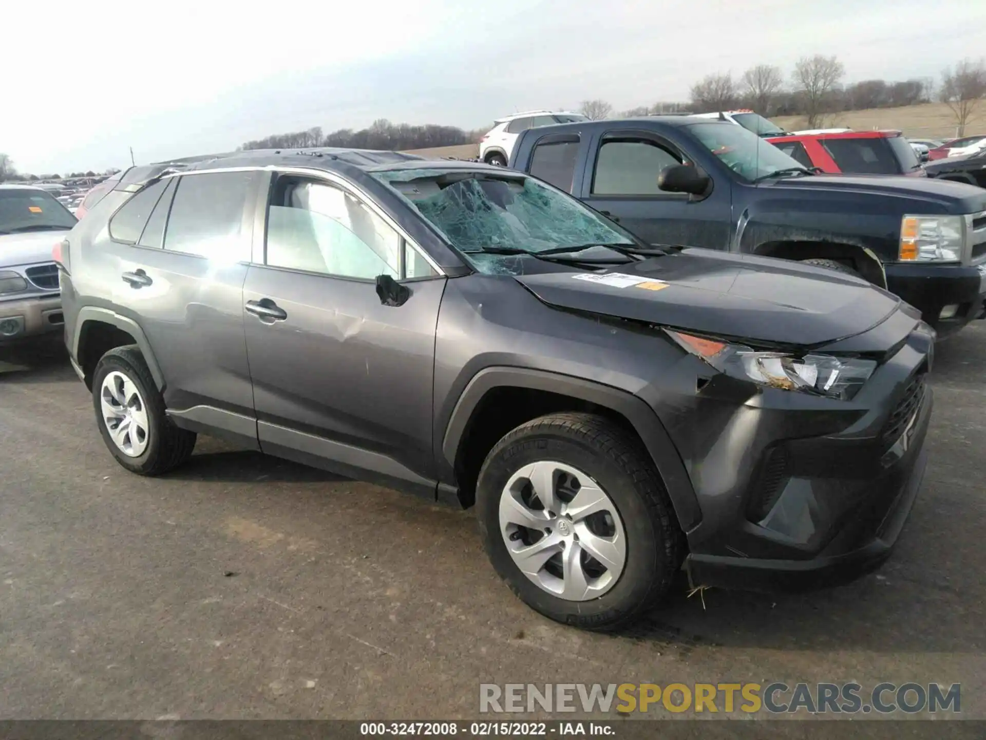 1 Photograph of a damaged car 2T3F1RFV1MW185854 TOYOTA RAV4 2021