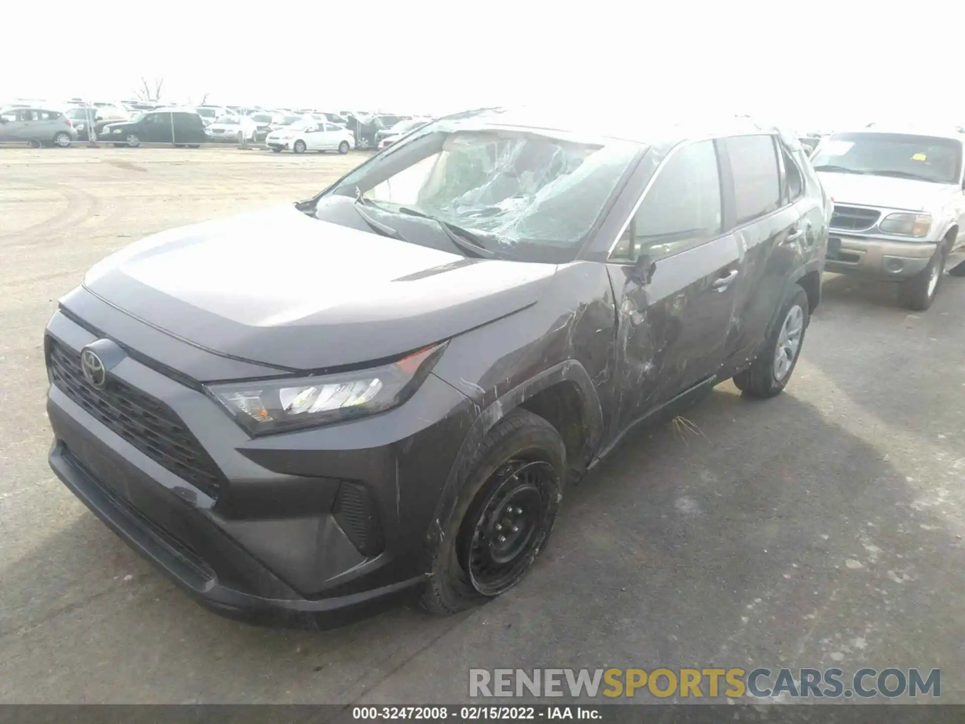 2 Photograph of a damaged car 2T3F1RFV1MW185854 TOYOTA RAV4 2021