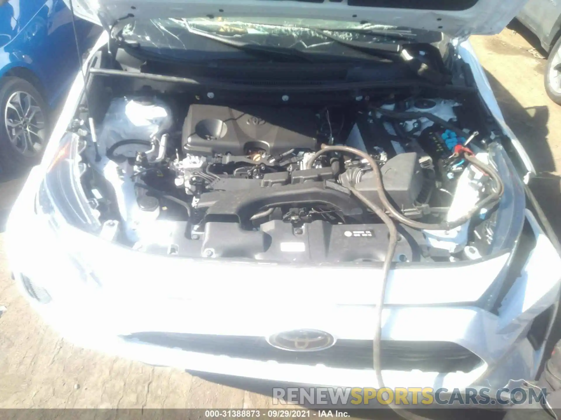 10 Photograph of a damaged car 2T3F1RFV1MW186244 TOYOTA RAV4 2021