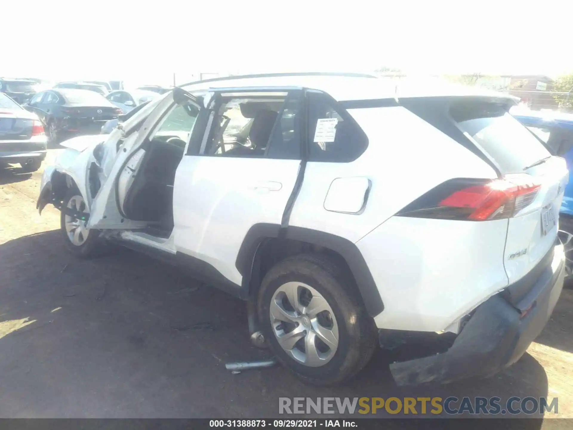 3 Photograph of a damaged car 2T3F1RFV1MW186244 TOYOTA RAV4 2021