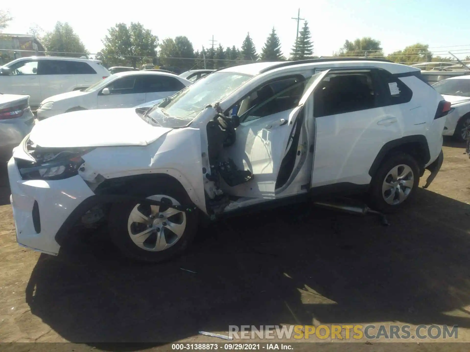 6 Photograph of a damaged car 2T3F1RFV1MW186244 TOYOTA RAV4 2021