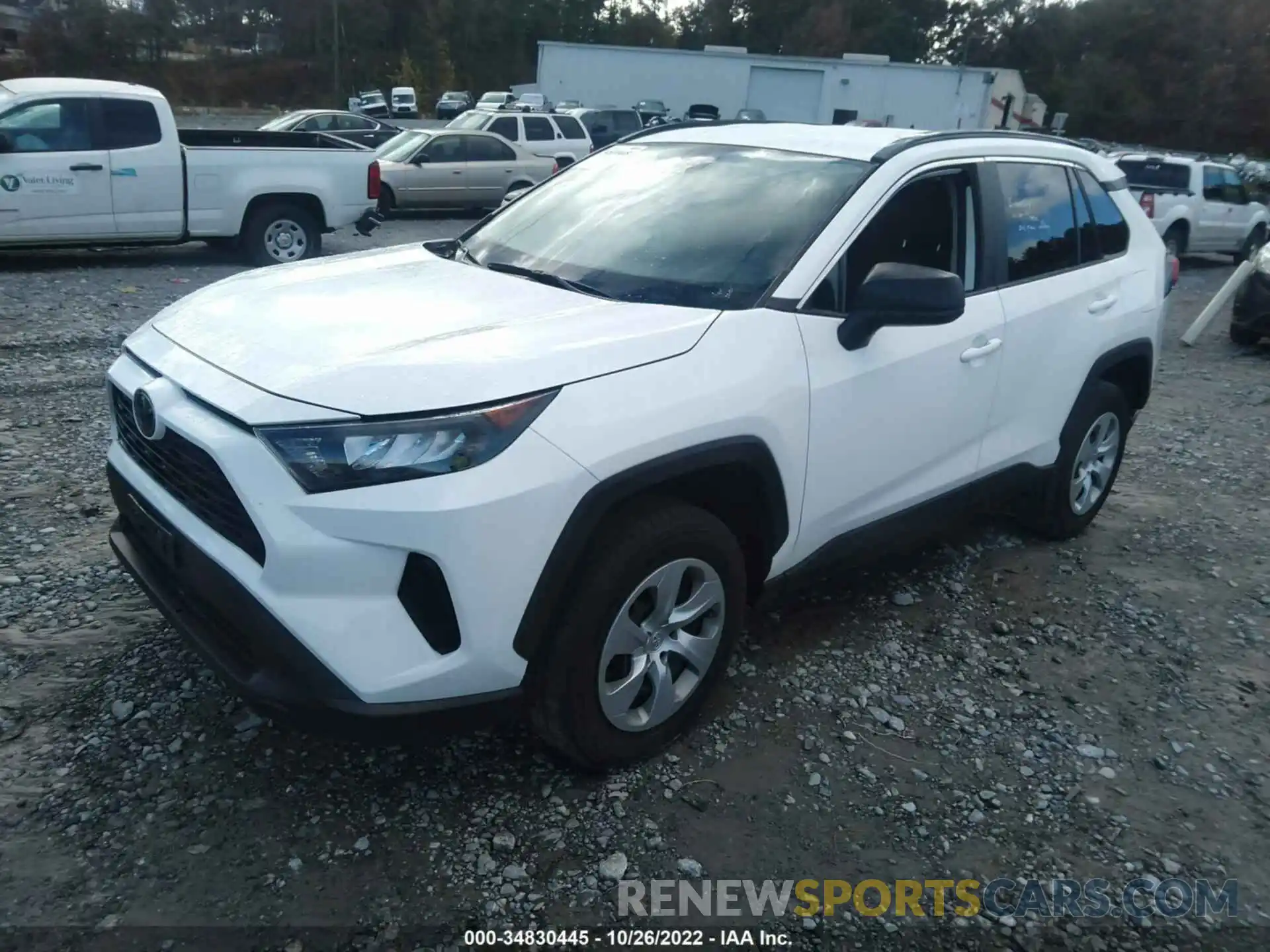 2 Photograph of a damaged car 2T3F1RFV1MW191086 TOYOTA RAV4 2021