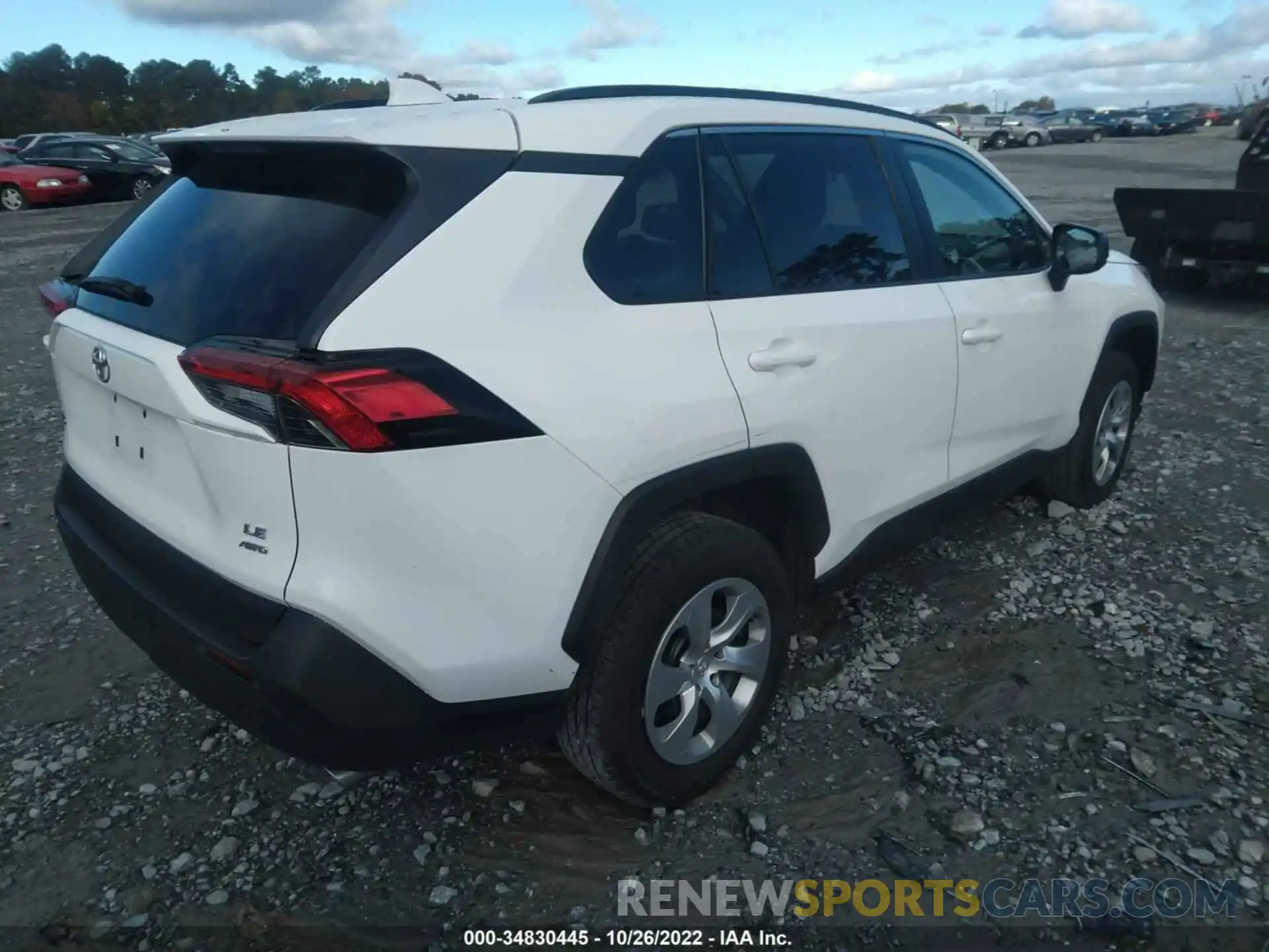 4 Photograph of a damaged car 2T3F1RFV1MW191086 TOYOTA RAV4 2021