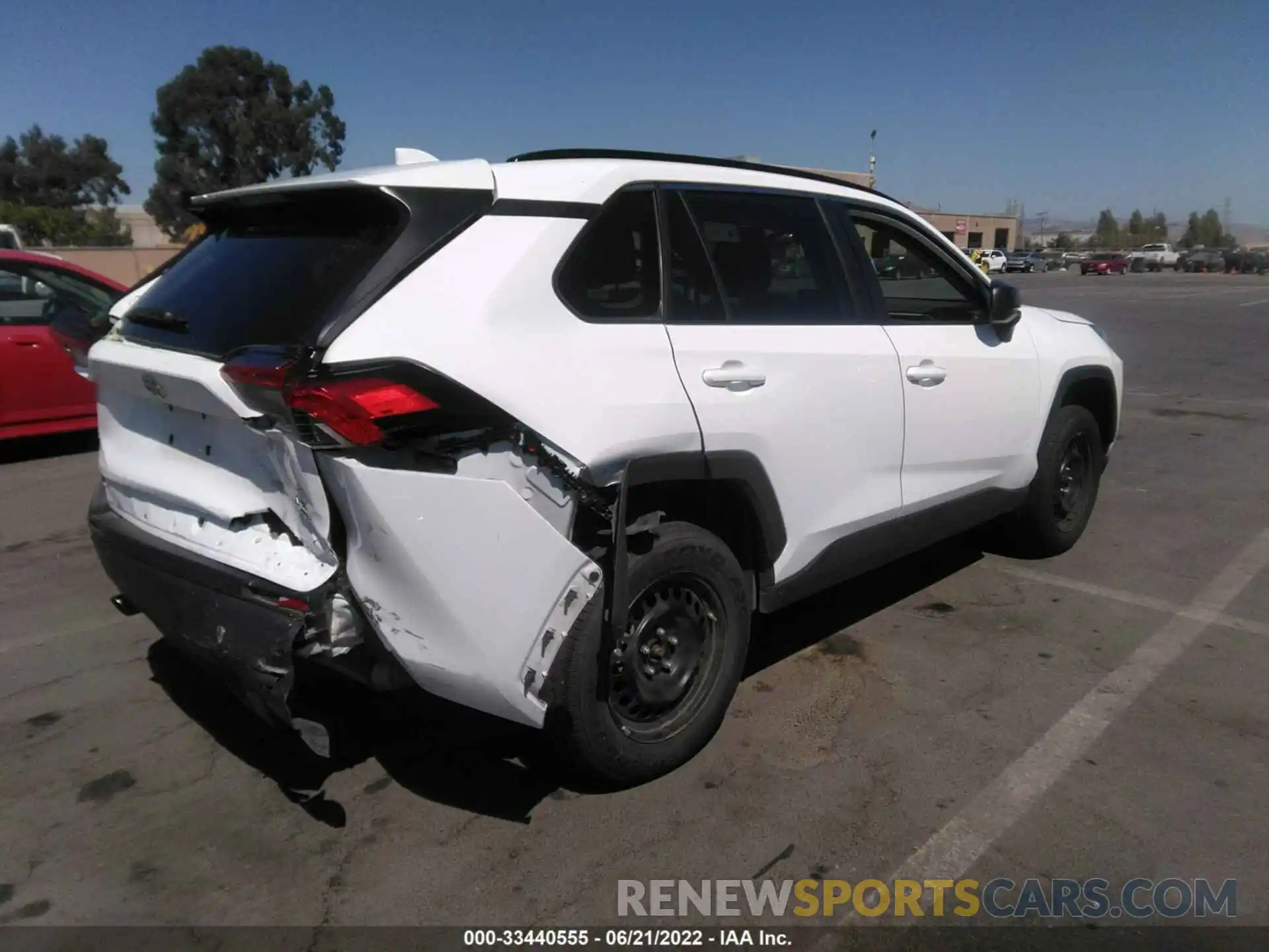 4 Photograph of a damaged car 2T3F1RFV1MW193842 TOYOTA RAV4 2021