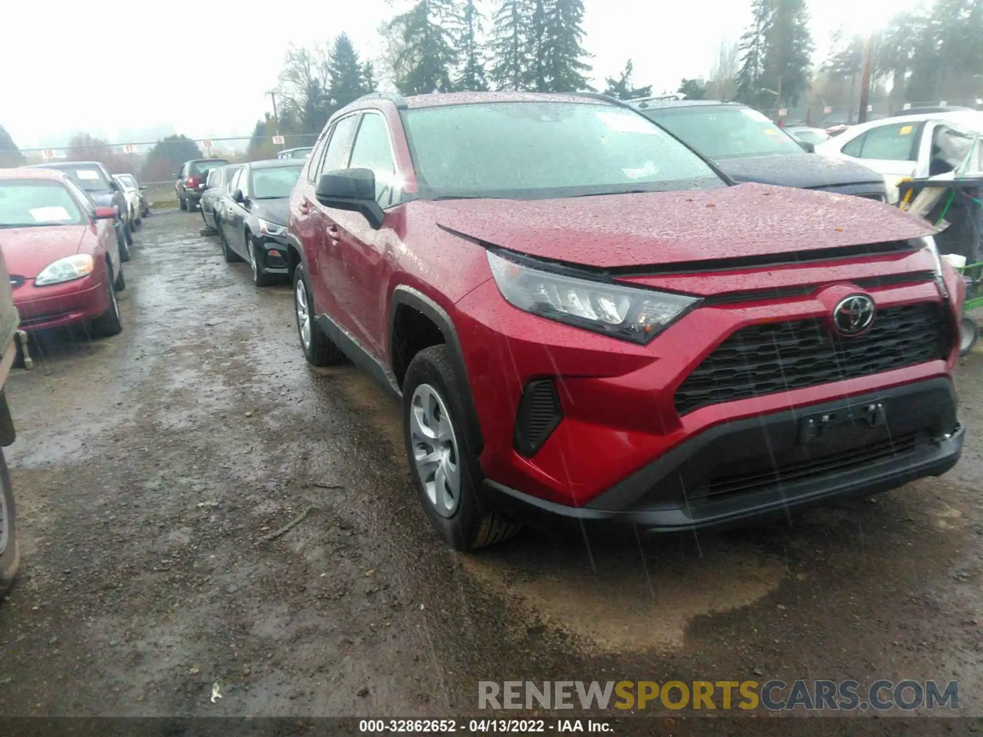 1 Photograph of a damaged car 2T3F1RFV1MW193856 TOYOTA RAV4 2021