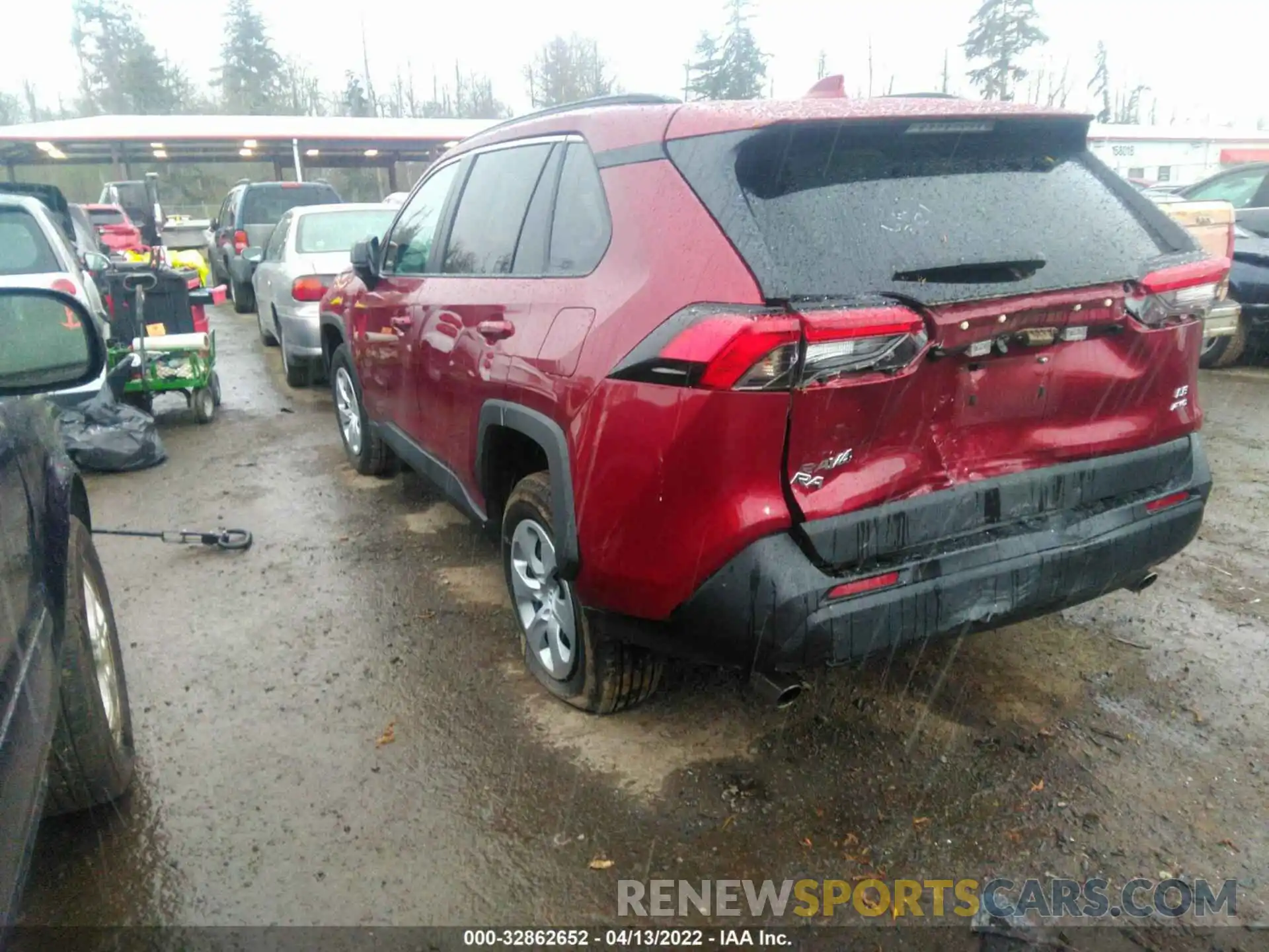 3 Photograph of a damaged car 2T3F1RFV1MW193856 TOYOTA RAV4 2021