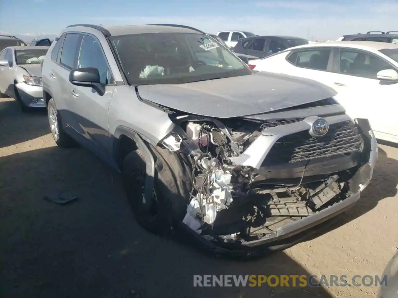 1 Photograph of a damaged car 2T3F1RFV1MW194201 TOYOTA RAV4 2021