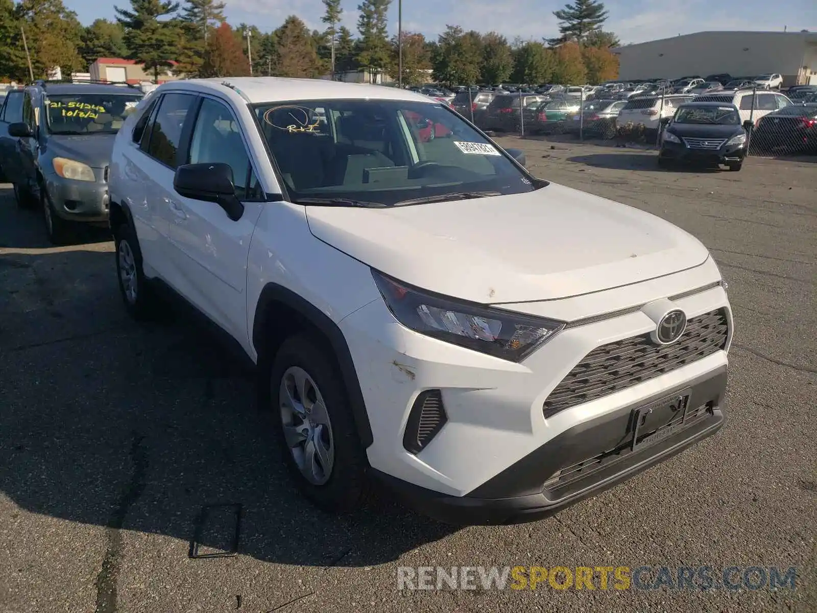 1 Photograph of a damaged car 2T3F1RFV1MW197373 TOYOTA RAV4 2021