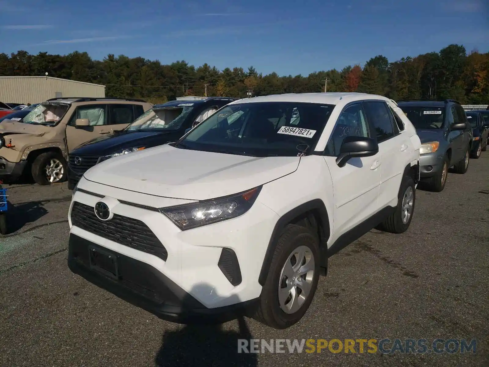 2 Photograph of a damaged car 2T3F1RFV1MW197373 TOYOTA RAV4 2021