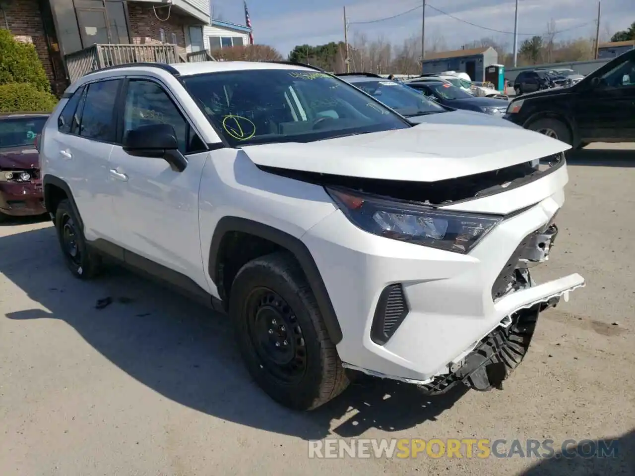 1 Photograph of a damaged car 2T3F1RFV1MW204550 TOYOTA RAV4 2021