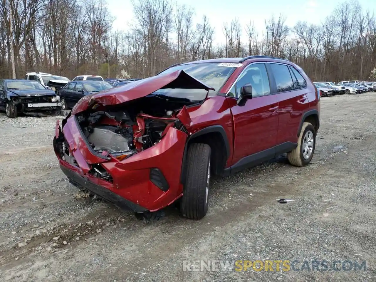 2 Photograph of a damaged car 2T3F1RFV1MW243686 TOYOTA RAV4 2021