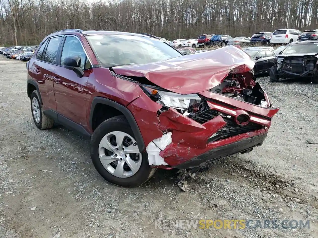 9 Photograph of a damaged car 2T3F1RFV1MW243686 TOYOTA RAV4 2021