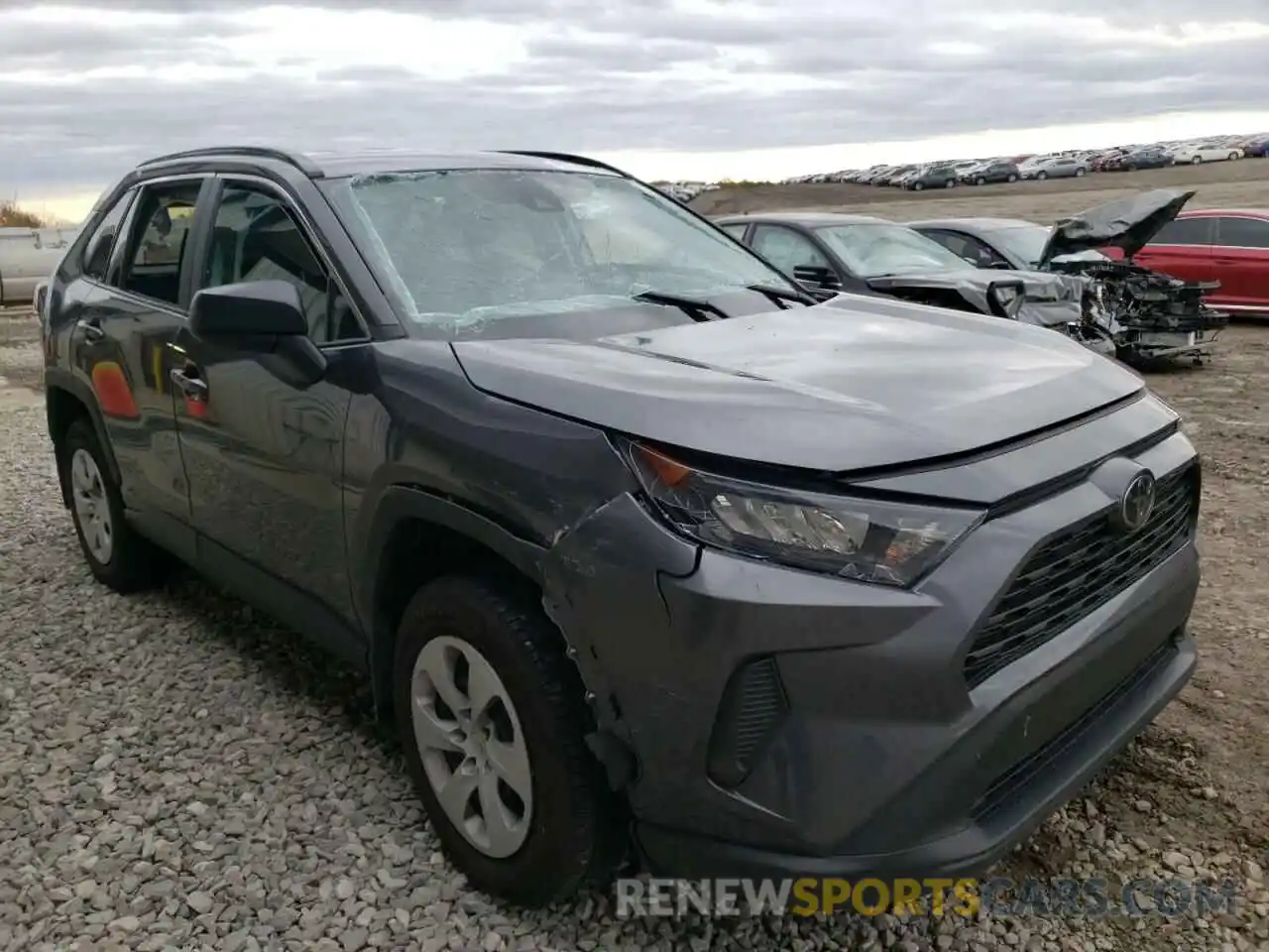 1 Photograph of a damaged car 2T3F1RFV2MC147907 TOYOTA RAV4 2021