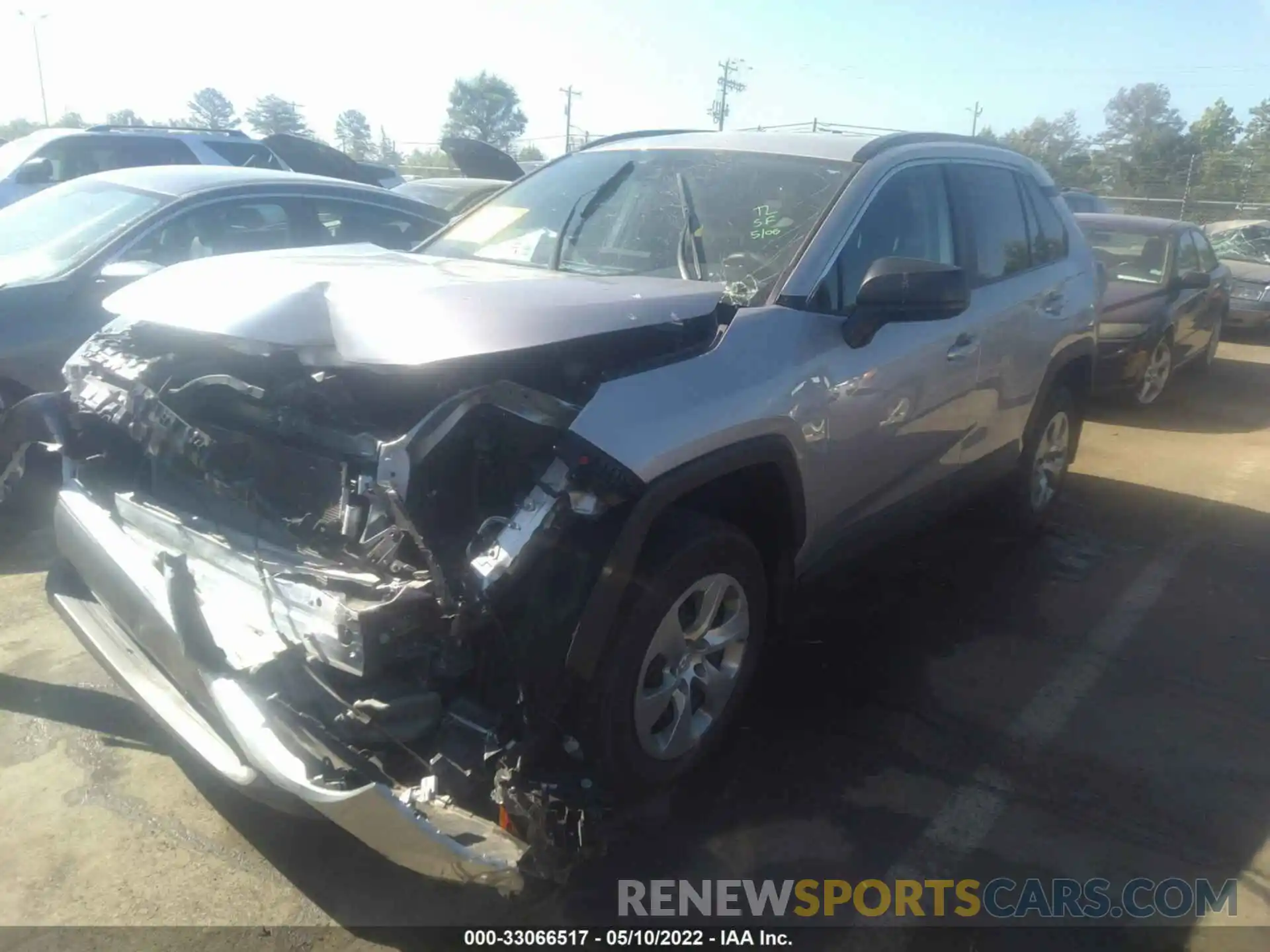 2 Photograph of a damaged car 2T3F1RFV2MC151472 TOYOTA RAV4 2021