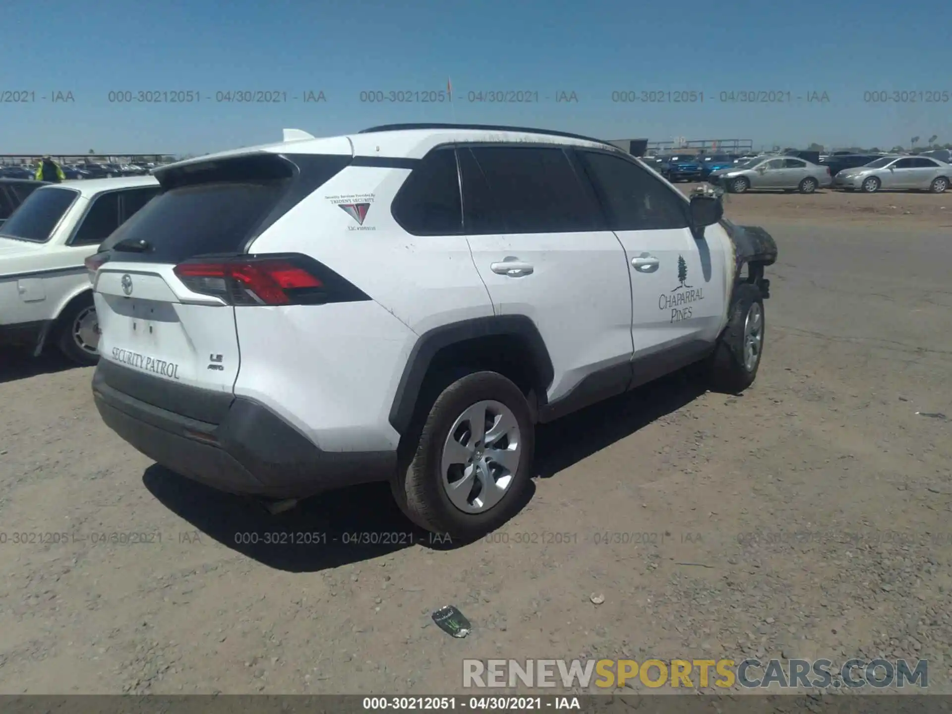 4 Photograph of a damaged car 2T3F1RFV2MC152475 TOYOTA RAV4 2021