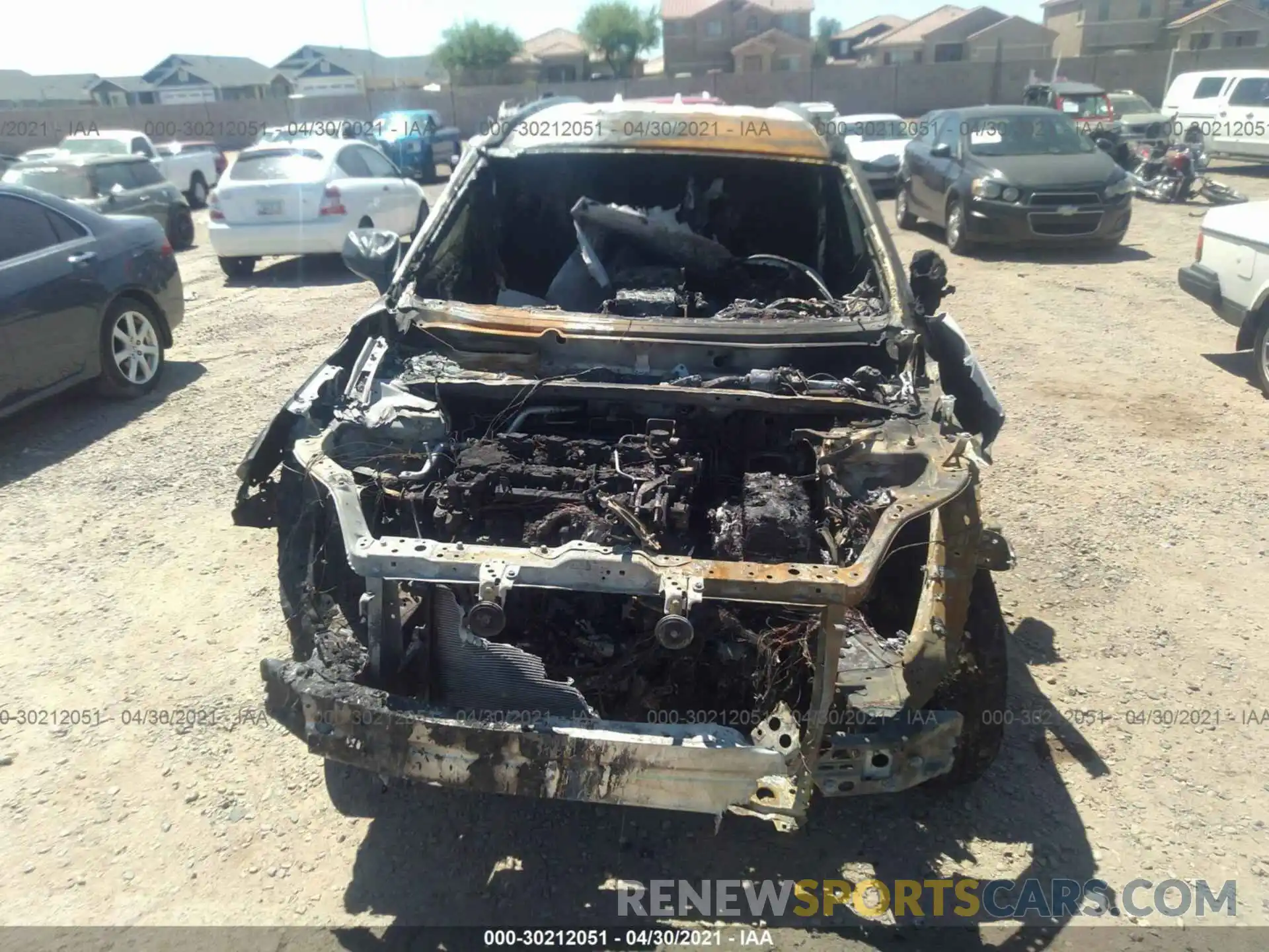 6 Photograph of a damaged car 2T3F1RFV2MC152475 TOYOTA RAV4 2021