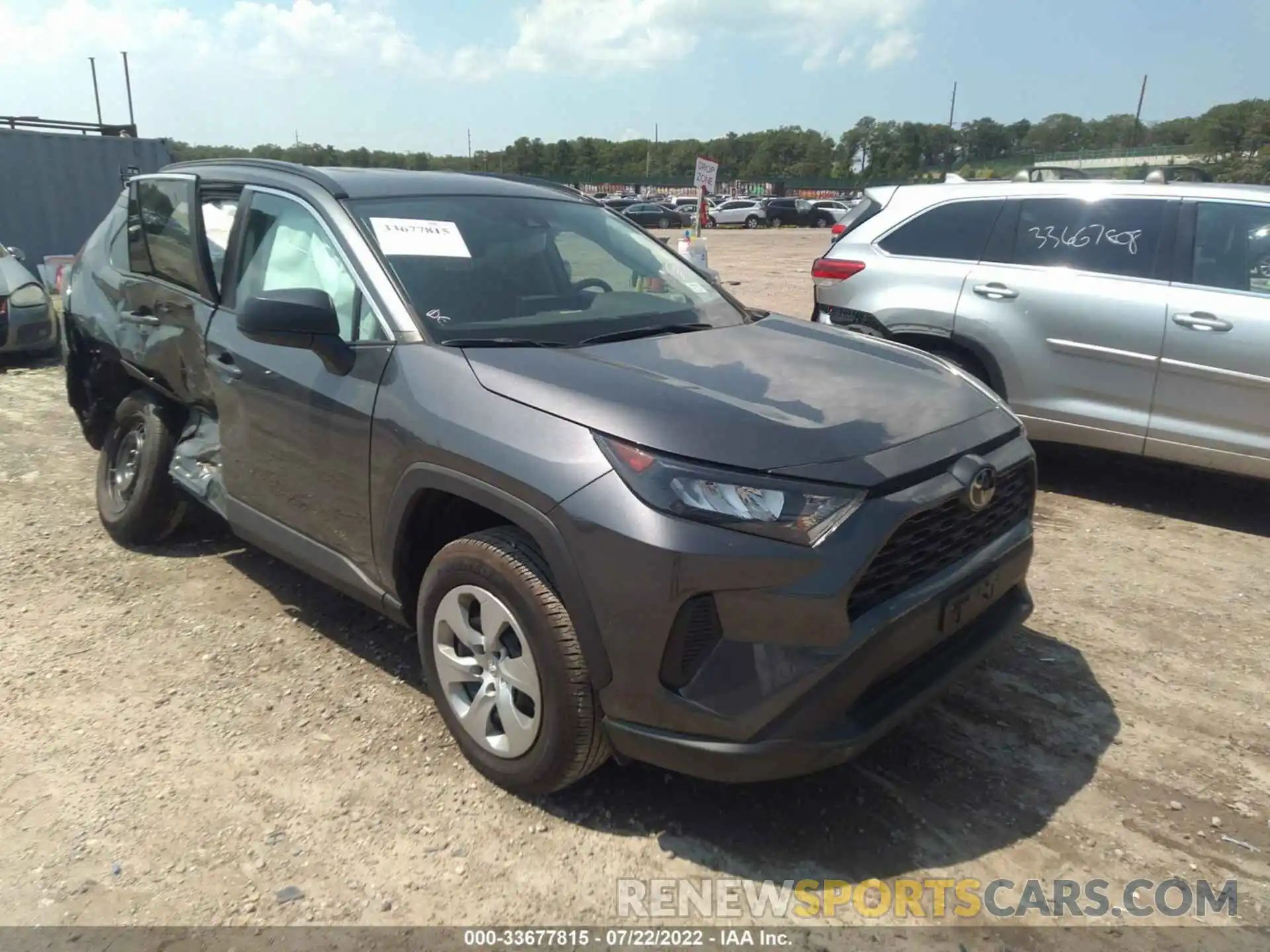 1 Photograph of a damaged car 2T3F1RFV2MC161323 TOYOTA RAV4 2021