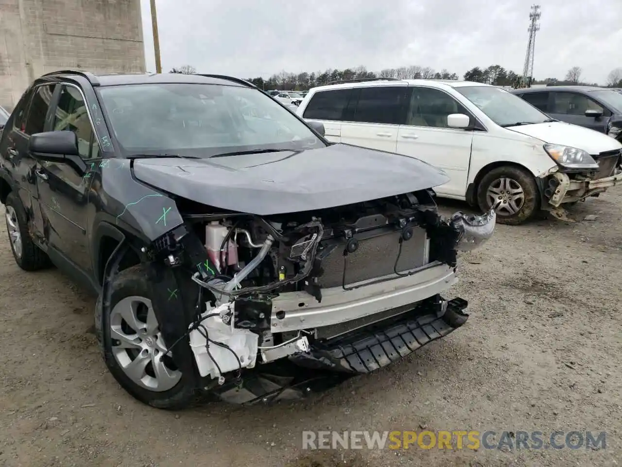 9 Photograph of a damaged car 2T3F1RFV2MC163590 TOYOTA RAV4 2021