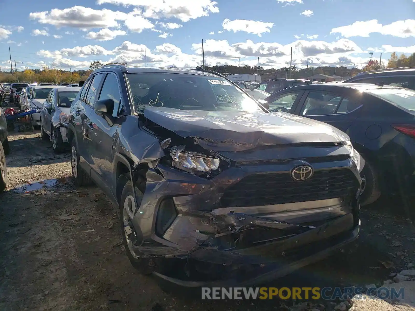 1 Photograph of a damaged car 2T3F1RFV2MC199439 TOYOTA RAV4 2021