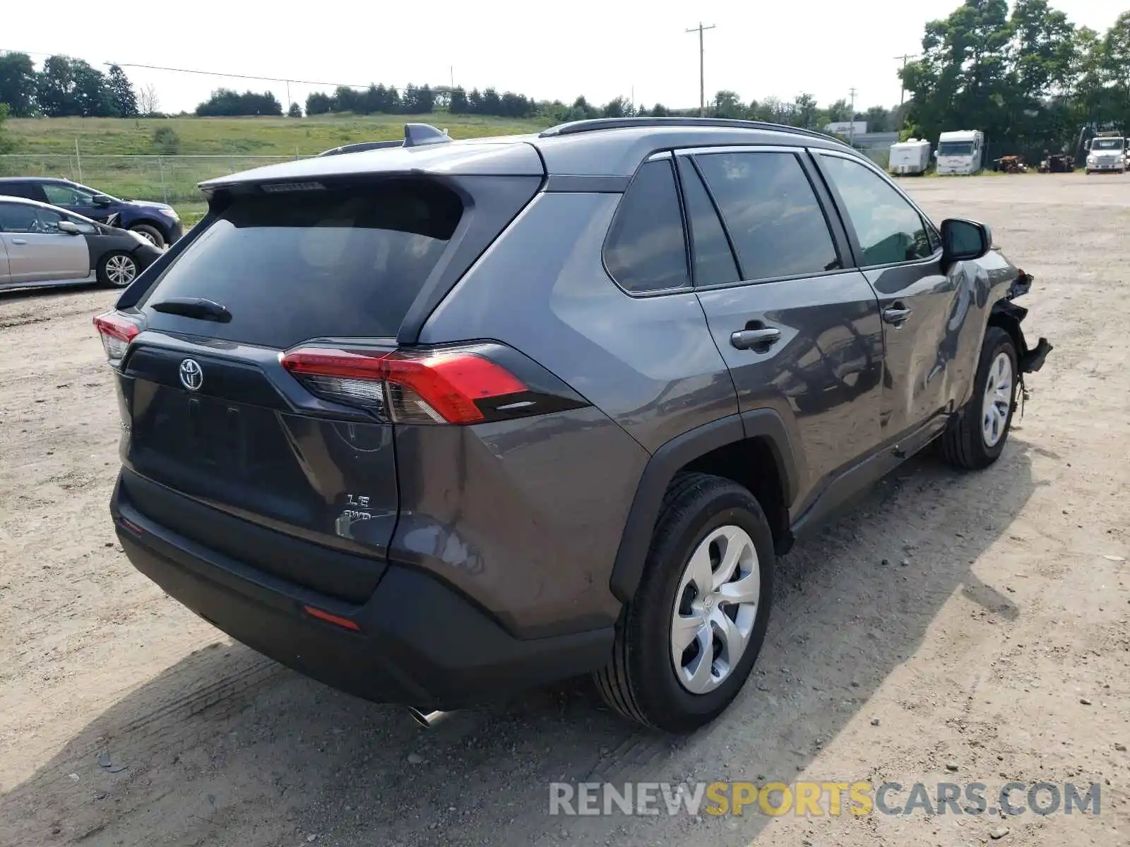 4 Photograph of a damaged car 2T3F1RFV2MC204008 TOYOTA RAV4 2021