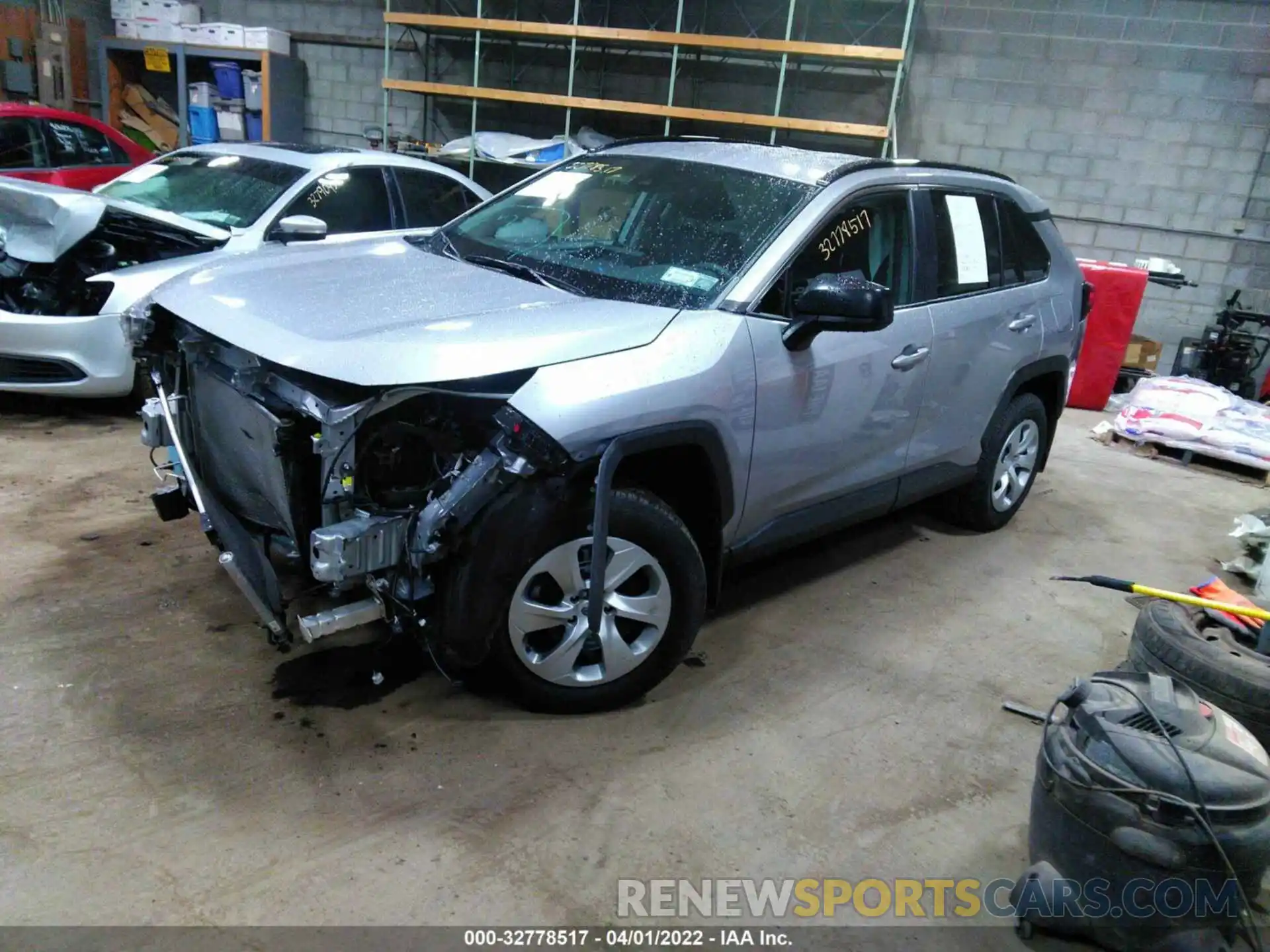 2 Photograph of a damaged car 2T3F1RFV2MC217969 TOYOTA RAV4 2021