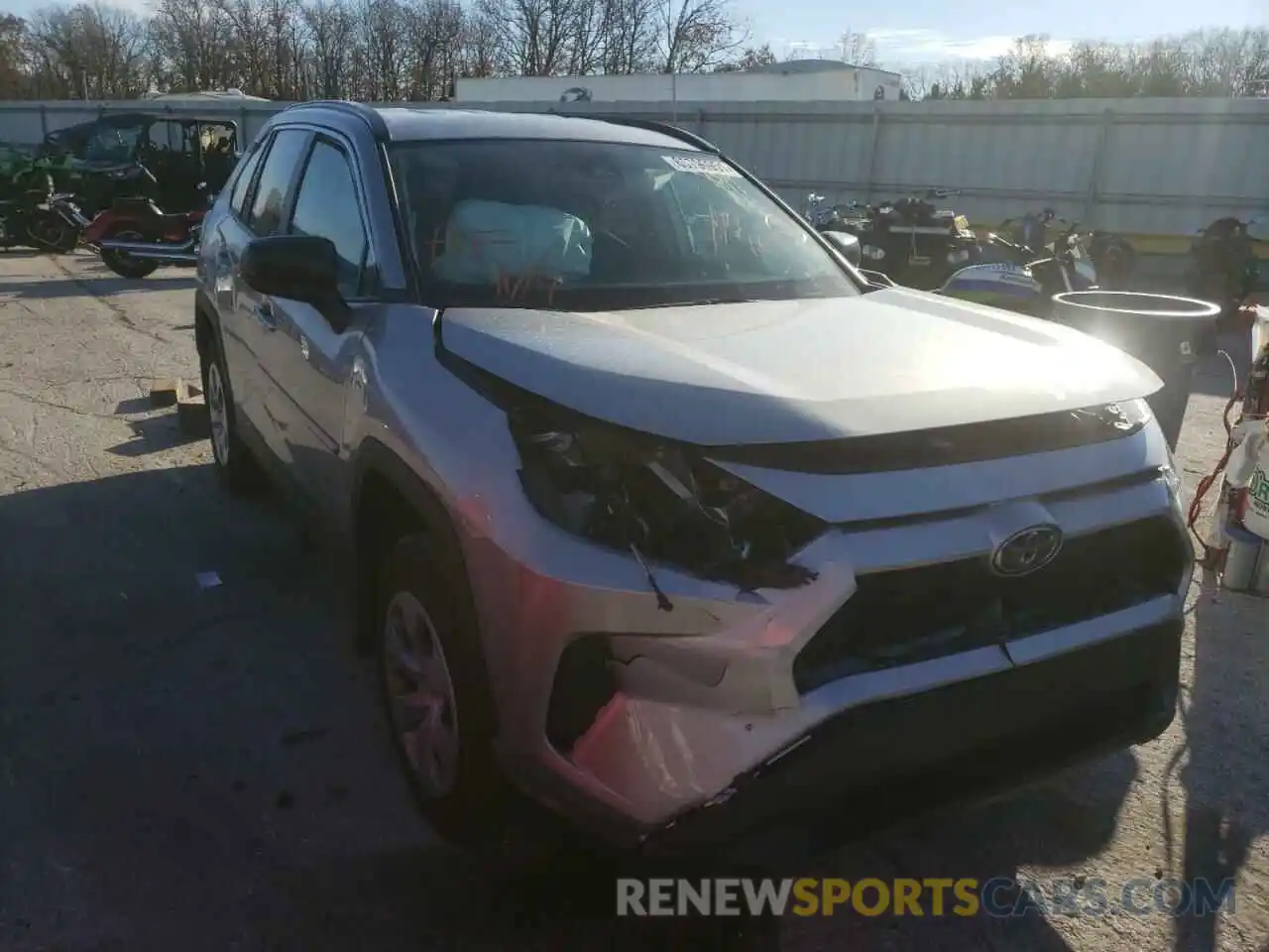 1 Photograph of a damaged car 2T3F1RFV2MC231936 TOYOTA RAV4 2021