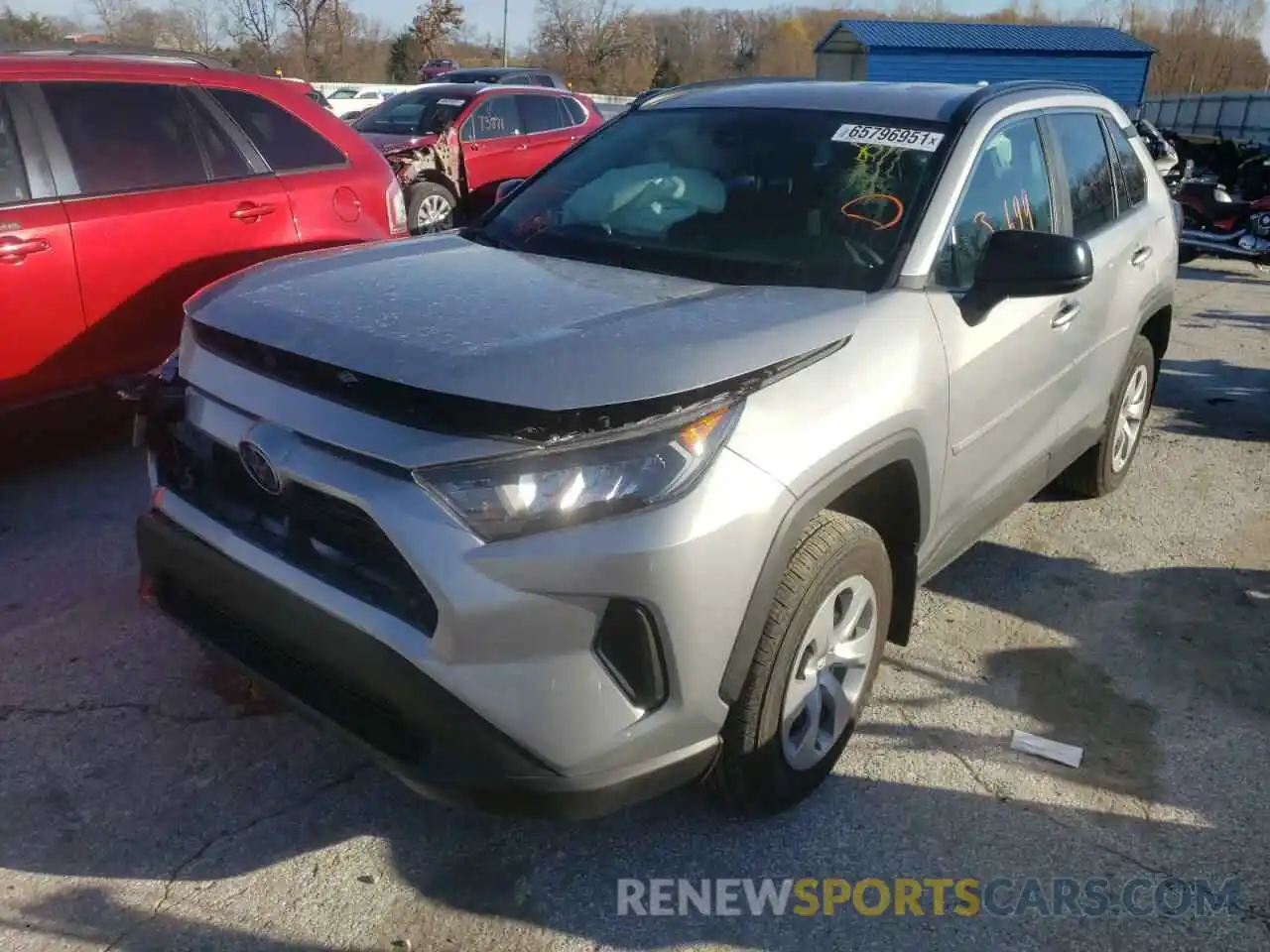 2 Photograph of a damaged car 2T3F1RFV2MC231936 TOYOTA RAV4 2021