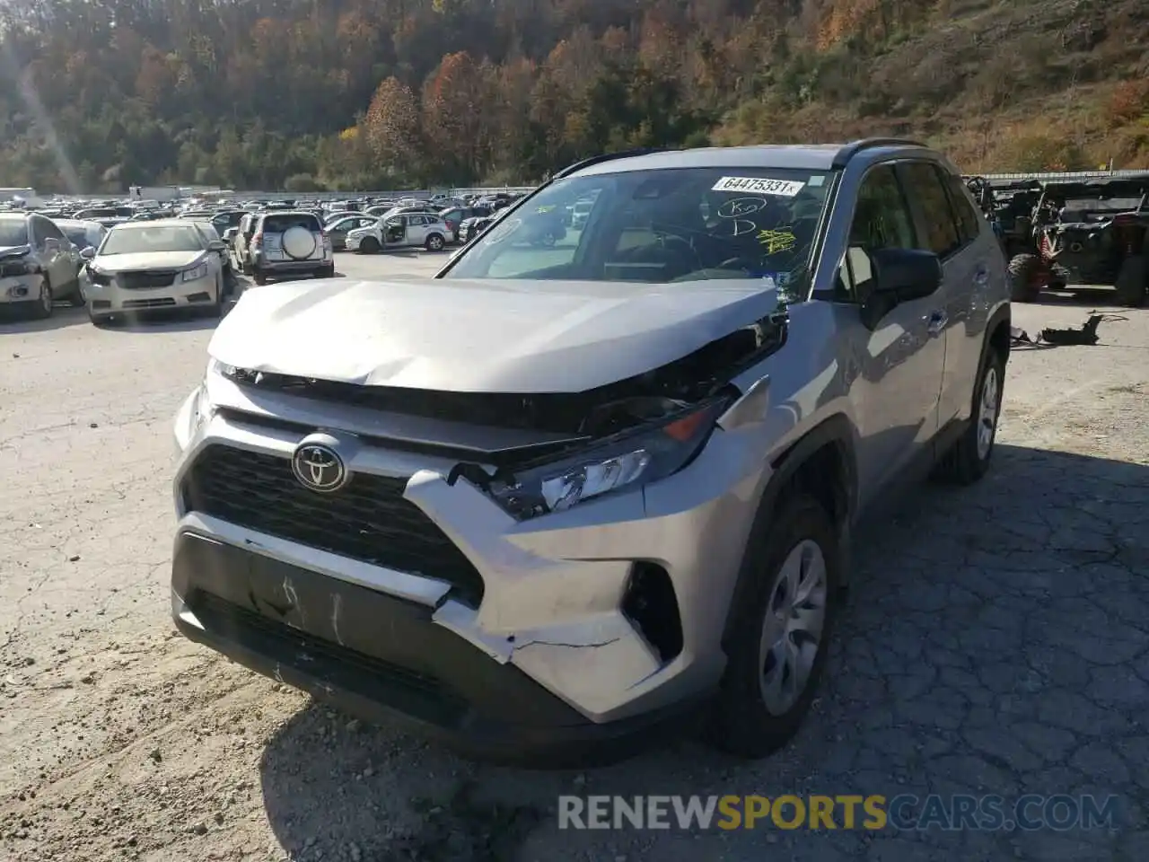 2 Photograph of a damaged car 2T3F1RFV2MC234593 TOYOTA RAV4 2021