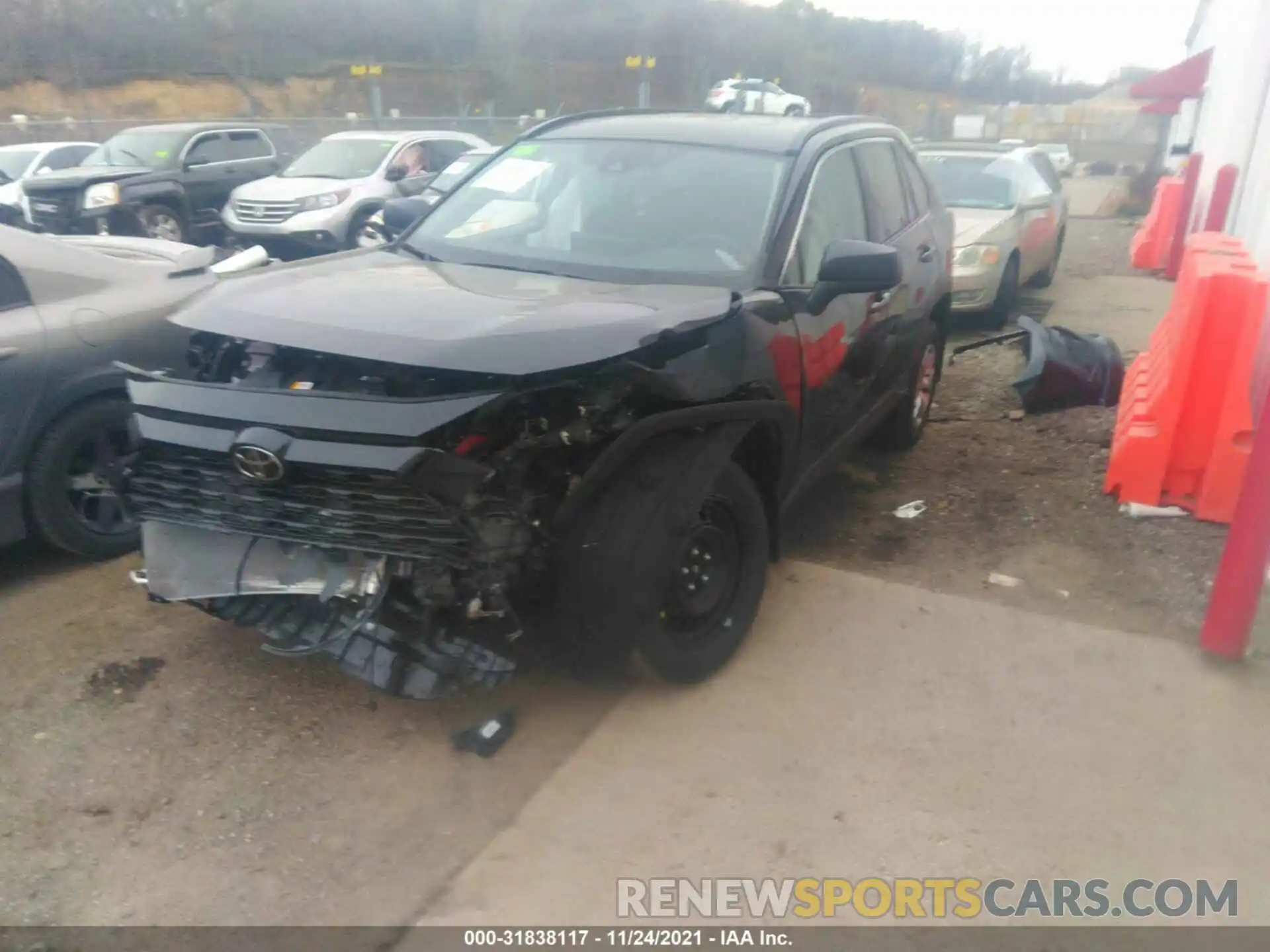 2 Photograph of a damaged car 2T3F1RFV2MC242161 TOYOTA RAV4 2021