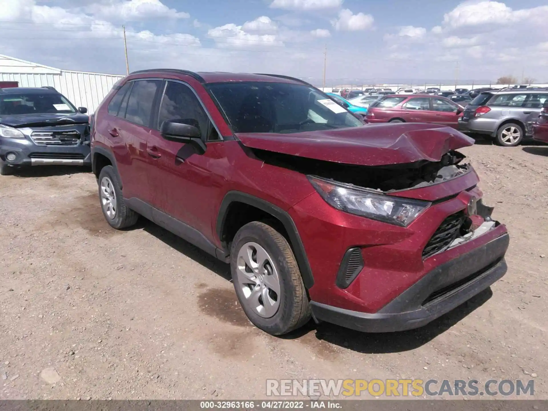 1 Фотография поврежденного автомобиля 2T3F1RFV2MW141684 TOYOTA RAV4 2021