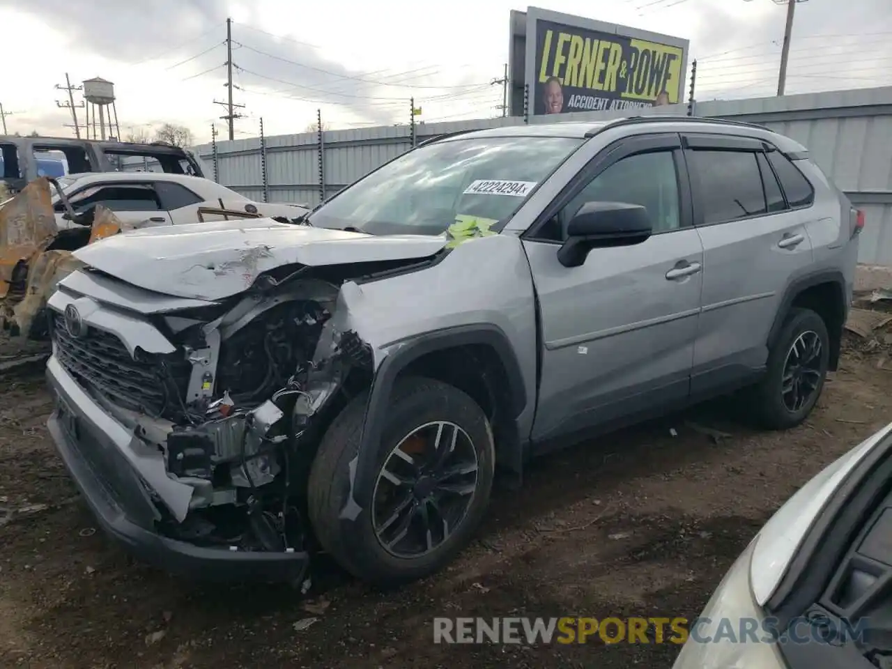 1 Photograph of a damaged car 2T3F1RFV2MW151826 TOYOTA RAV4 2021