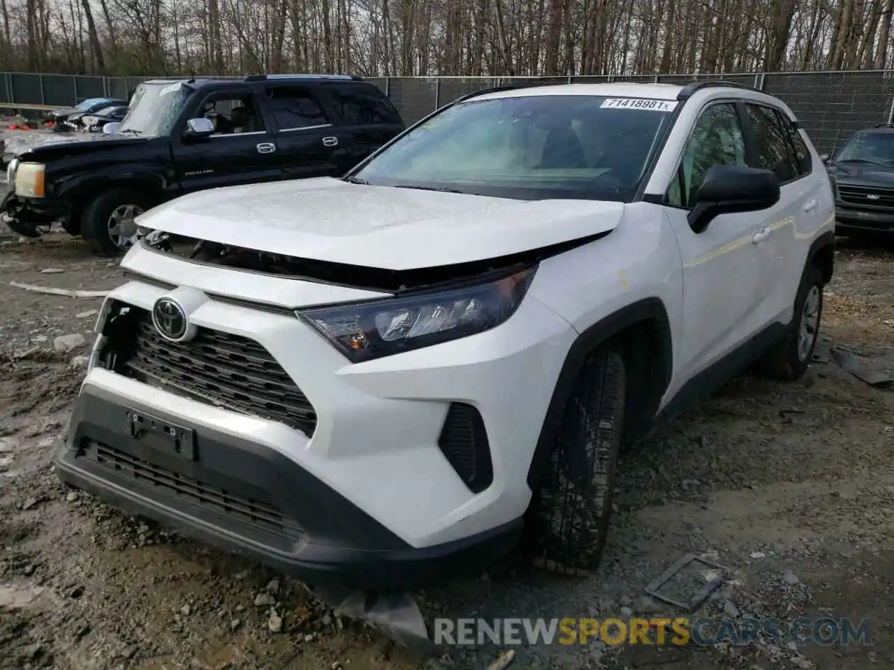 2 Photograph of a damaged car 2T3F1RFV2MW153088 TOYOTA RAV4 2021