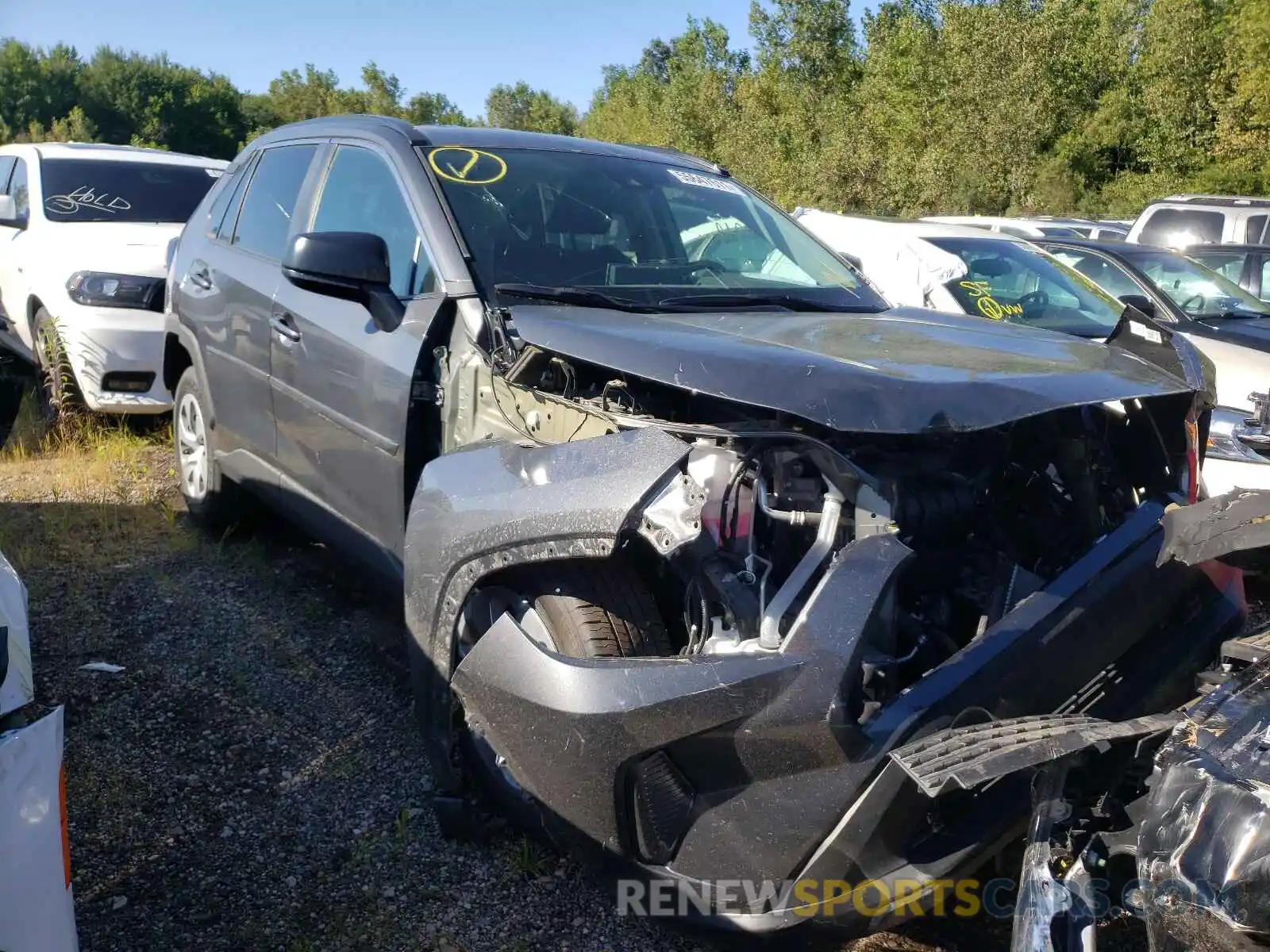 1 Photograph of a damaged car 2T3F1RFV2MW156041 TOYOTA RAV4 2021