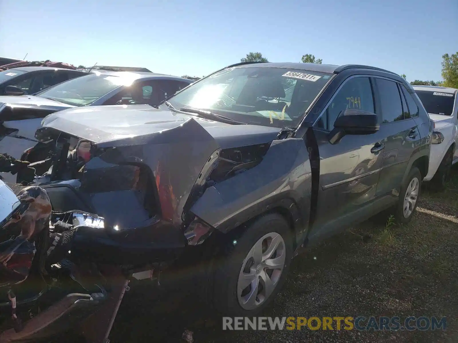 2 Photograph of a damaged car 2T3F1RFV2MW156041 TOYOTA RAV4 2021