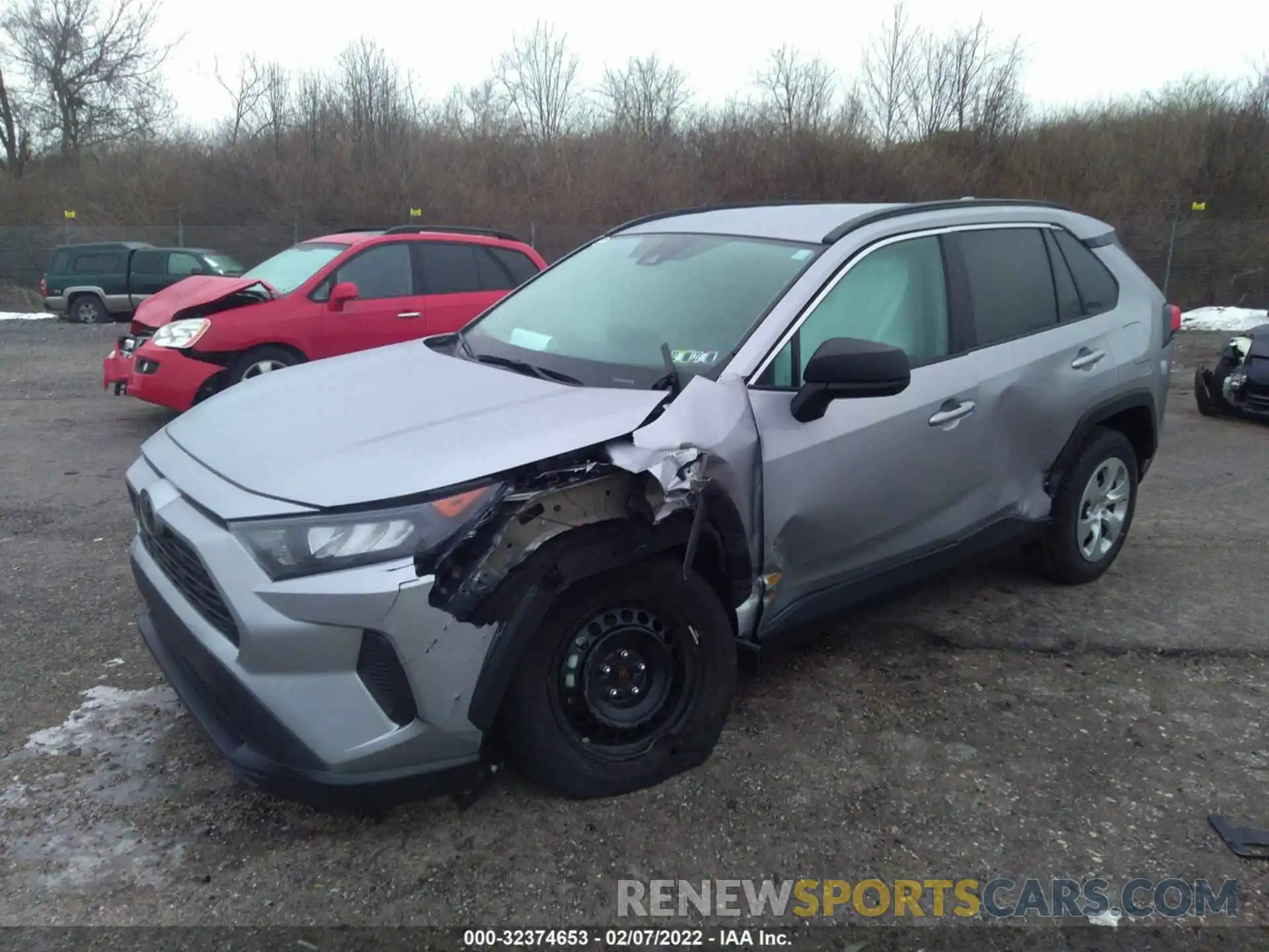 2 Photograph of a damaged car 2T3F1RFV2MW159330 TOYOTA RAV4 2021