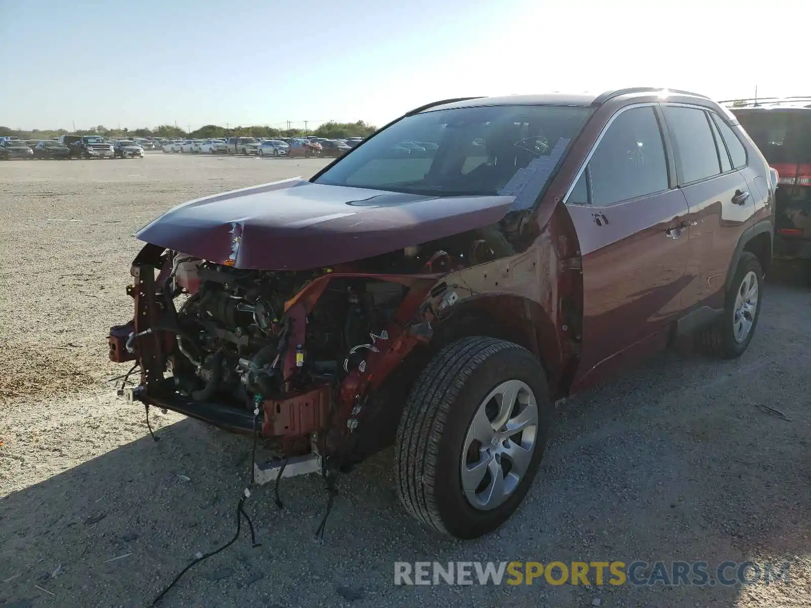 2 Photograph of a damaged car 2T3F1RFV2MW164334 TOYOTA RAV4 2021