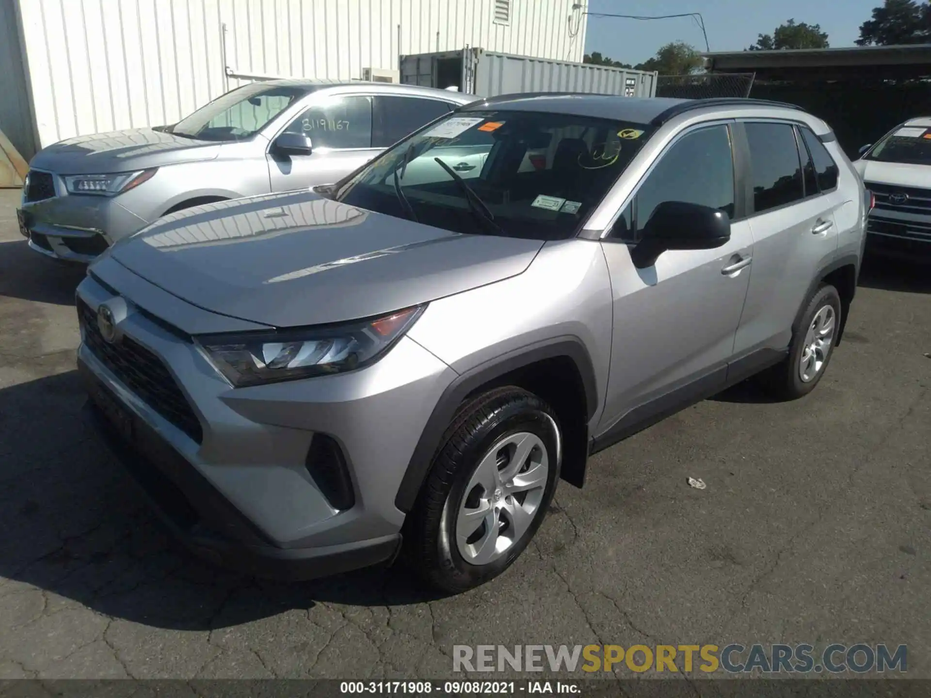 2 Photograph of a damaged car 2T3F1RFV2MW167007 TOYOTA RAV4 2021