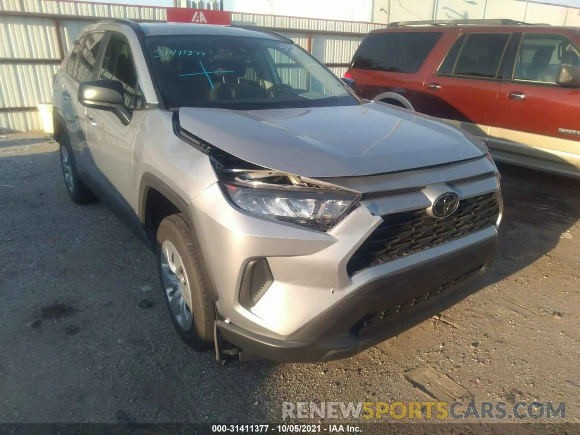 6 Фотография поврежденного автомобиля 2T3F1RFV2MW183725 TOYOTA RAV4 2021