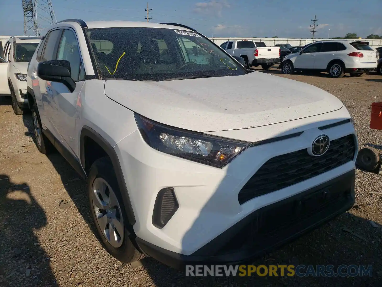 1 Photograph of a damaged car 2T3F1RFV2MW194661 TOYOTA RAV4 2021