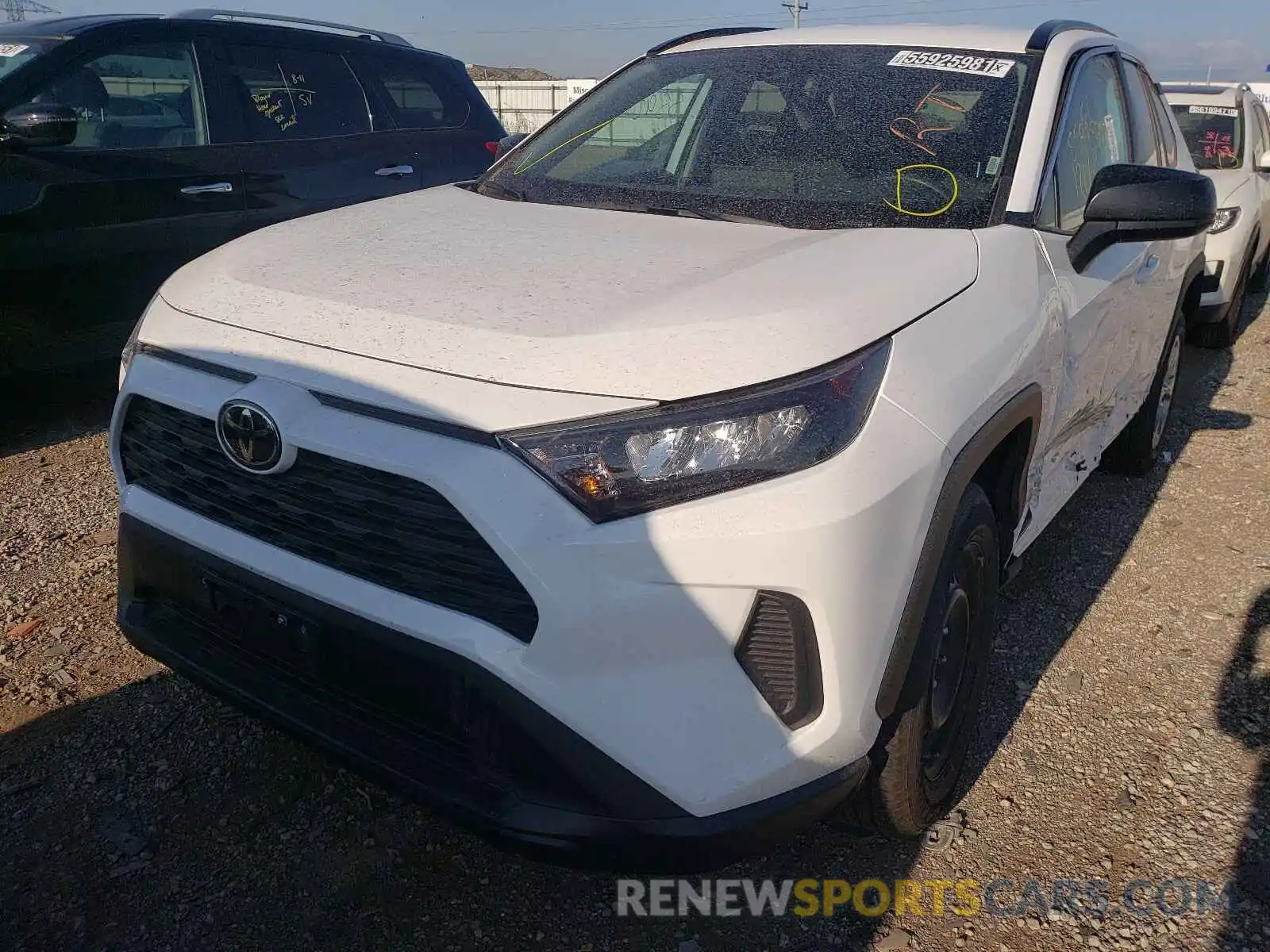 2 Photograph of a damaged car 2T3F1RFV2MW194661 TOYOTA RAV4 2021