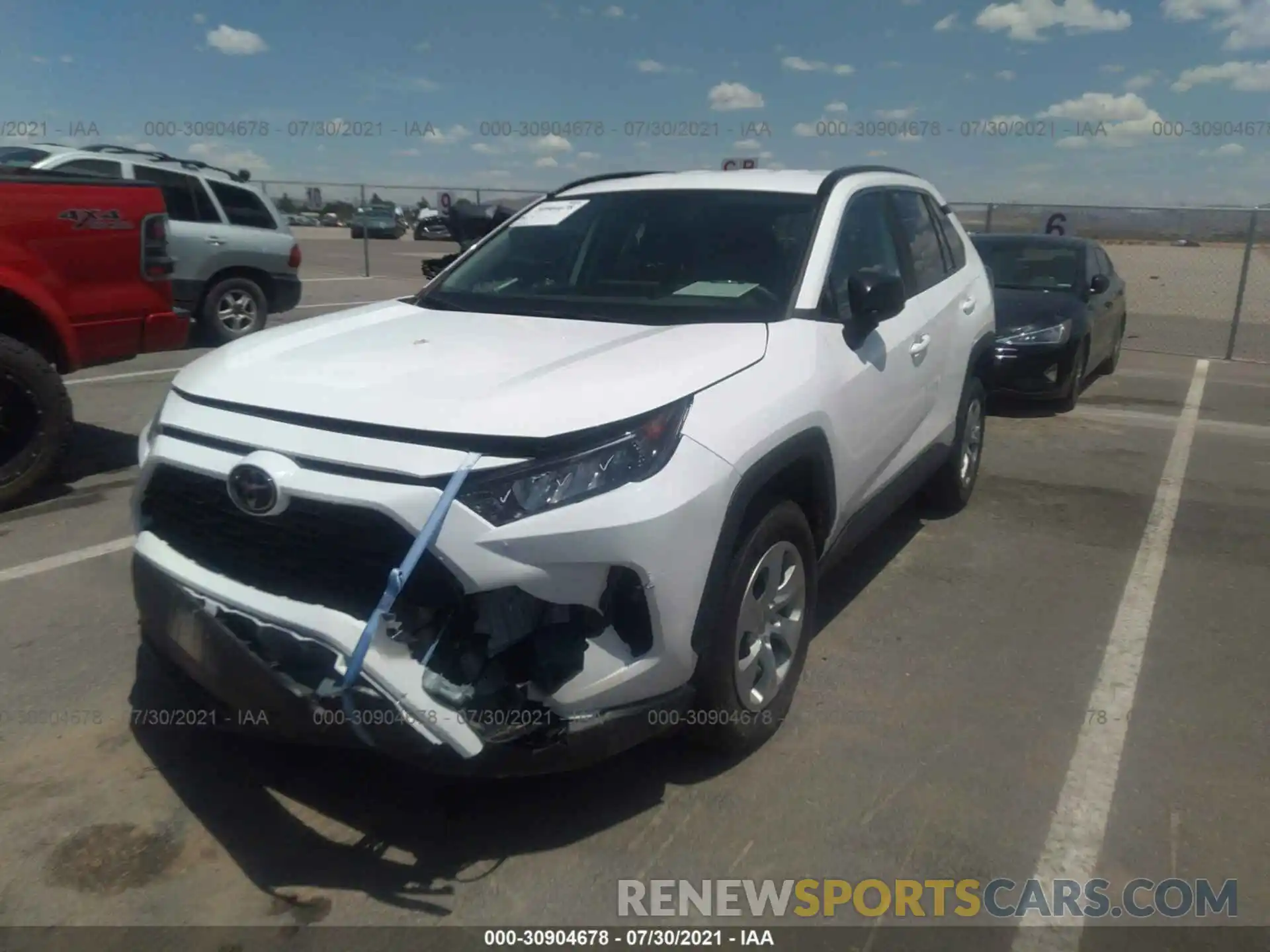 2 Photograph of a damaged car 2T3F1RFV2MW203469 TOYOTA RAV4 2021